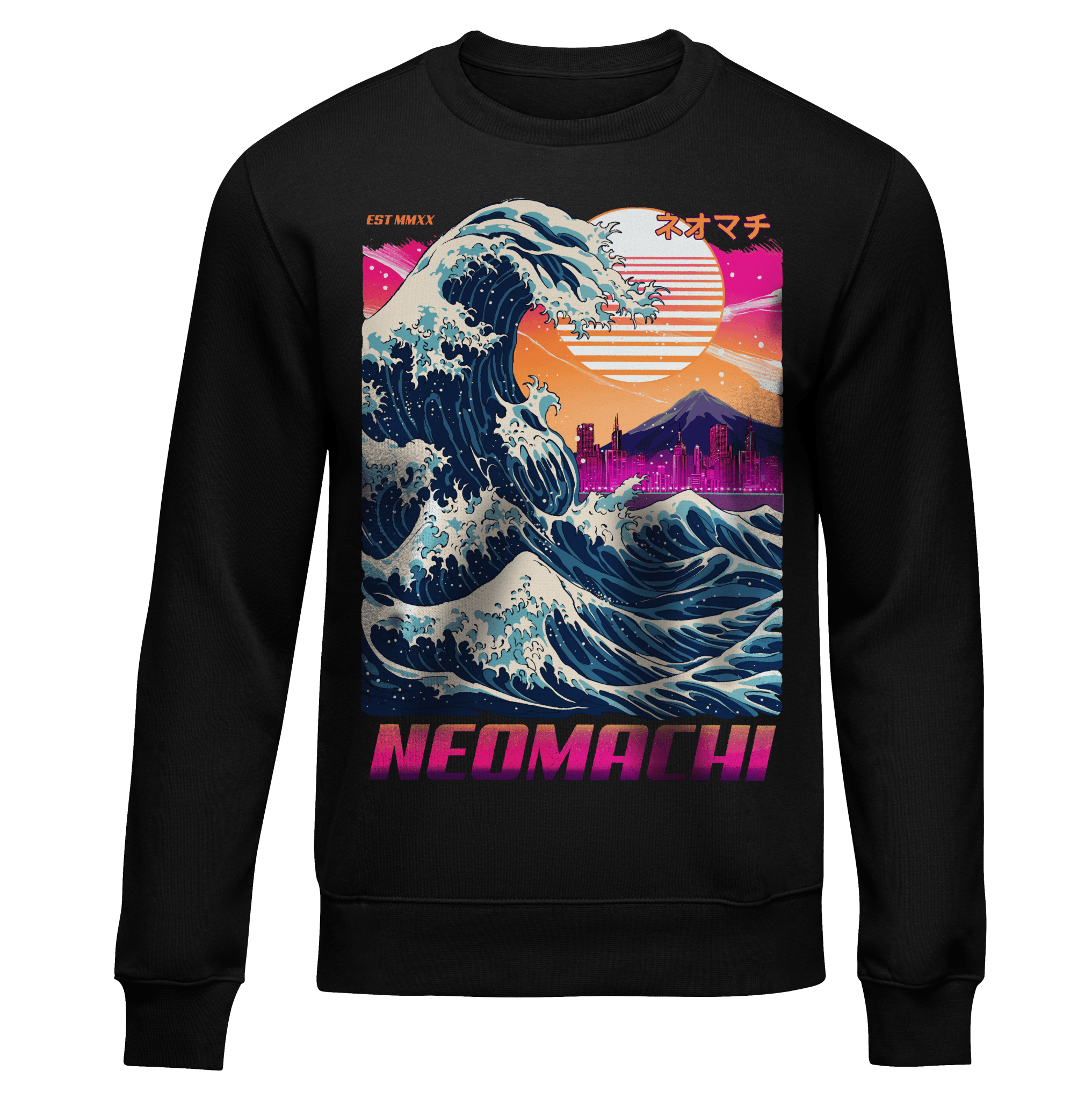 KANAGAWA: SWEATER - NEOMACHI - Cyberpunk - Techwear - Gaming