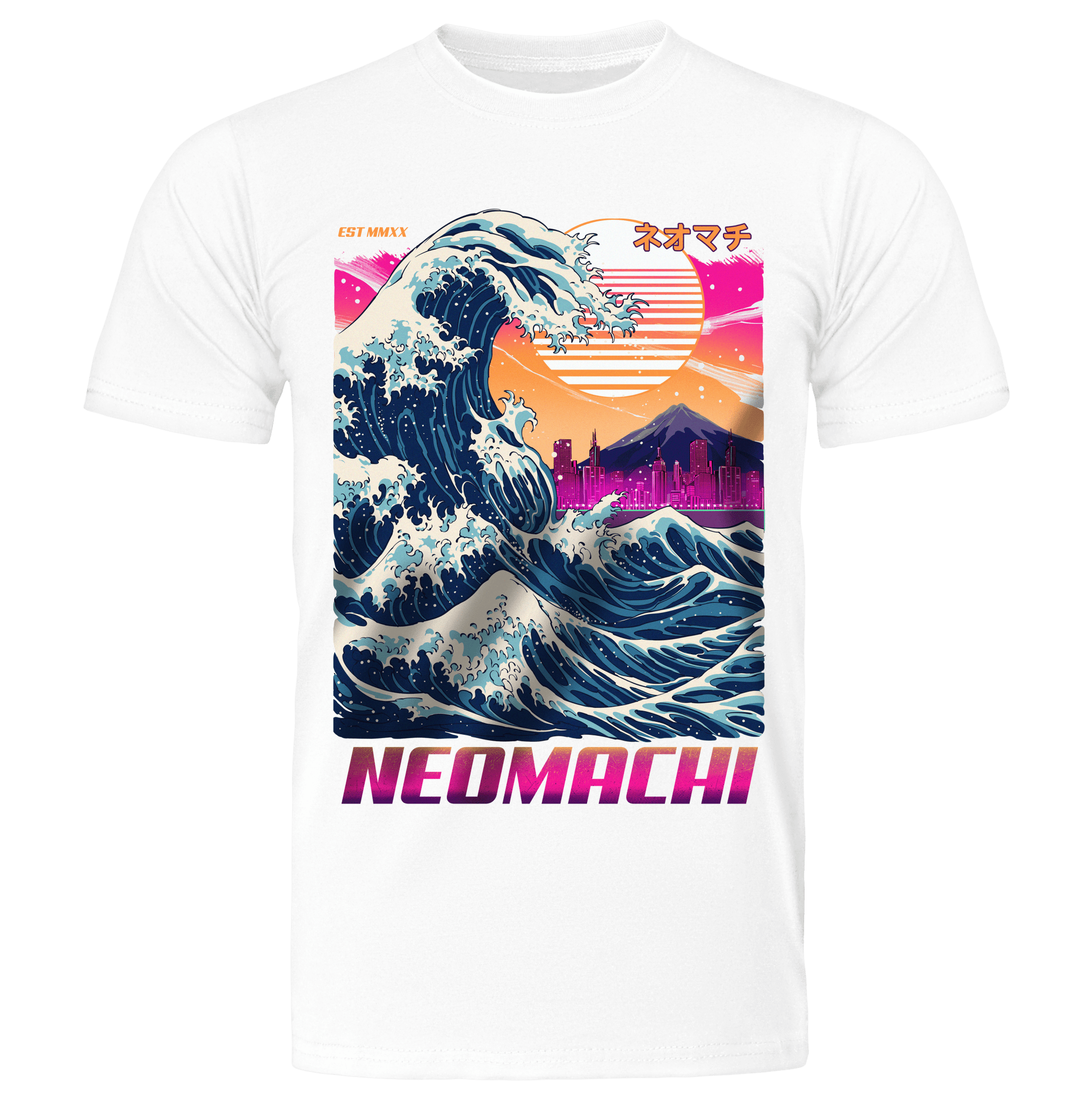 KANAGAWA: T - SHIRT - NEOMACHI - Cyberpunk - Techwear - Gaming