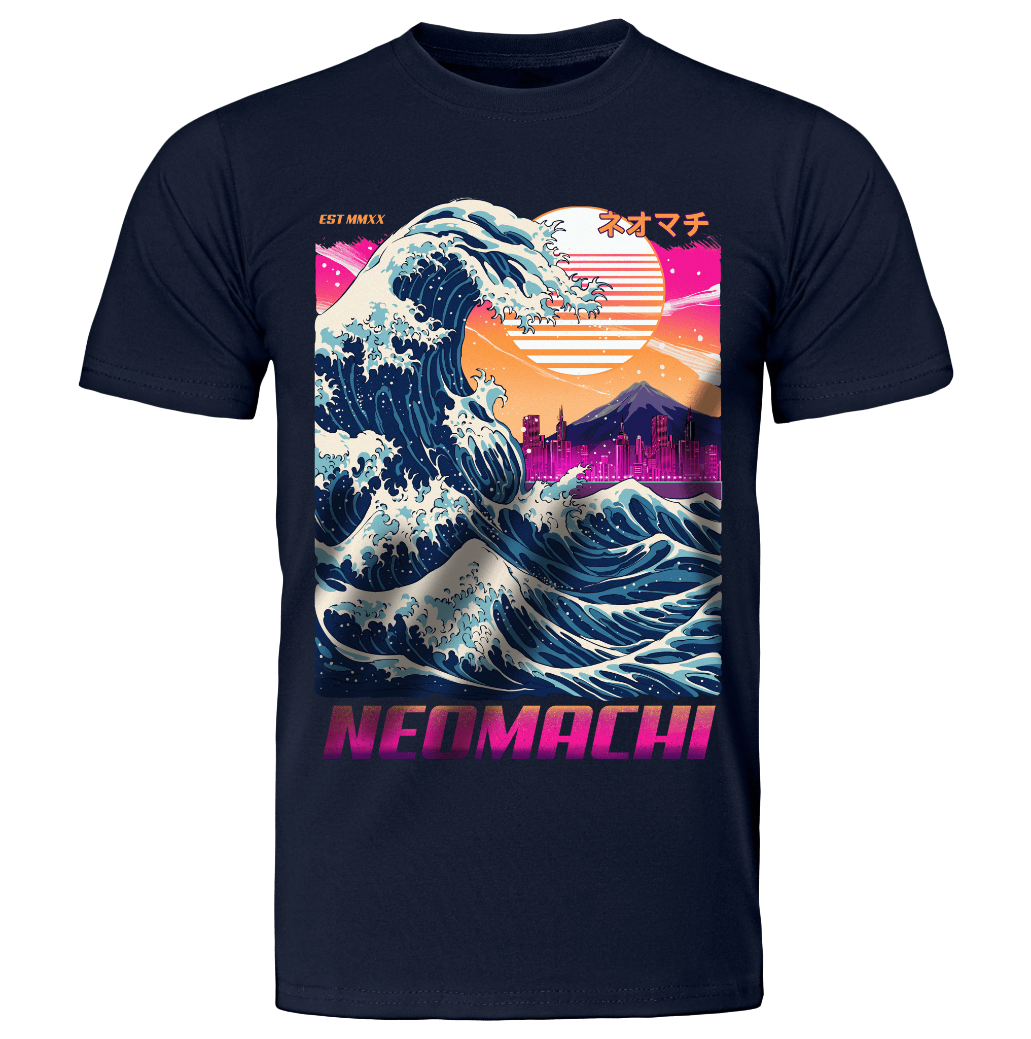 KANAGAWA: T - SHIRT - NEOMACHI - Cyberpunk - Techwear - Gaming