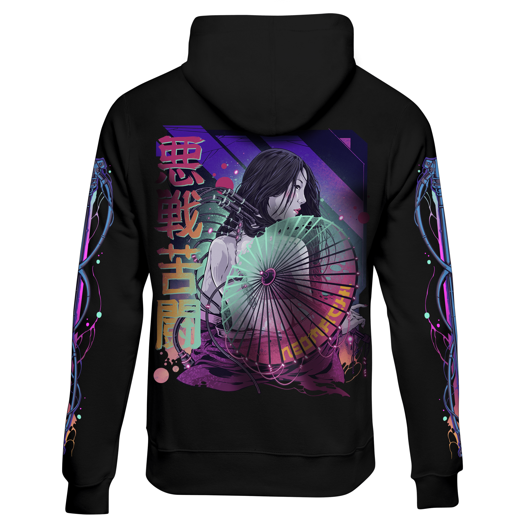 KASA: HOODIE - NEOMACHI - Cyberpunk - Techwear - Gaming