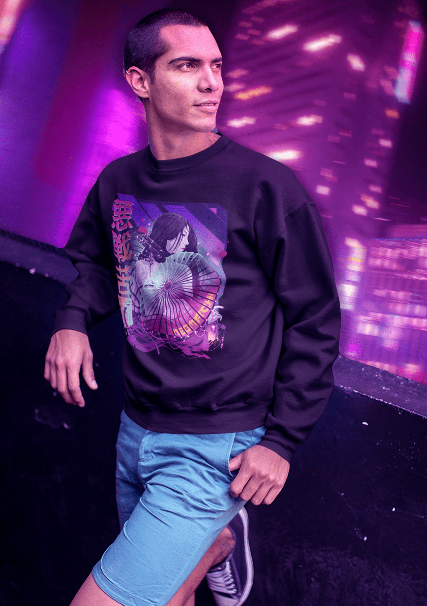 KASA: SWEATER - NEOMACHI - Cyberpunk - Techwear - Gaming