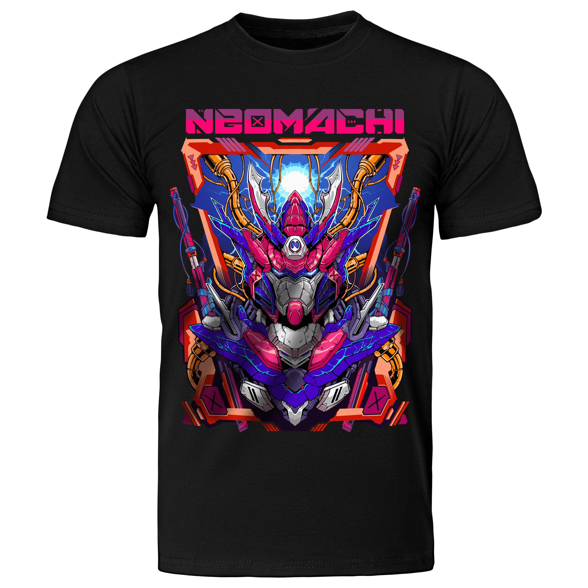 MECHA: T - SHIRT - NEOMACHI - Cyberpunk - Techwear - Gaming