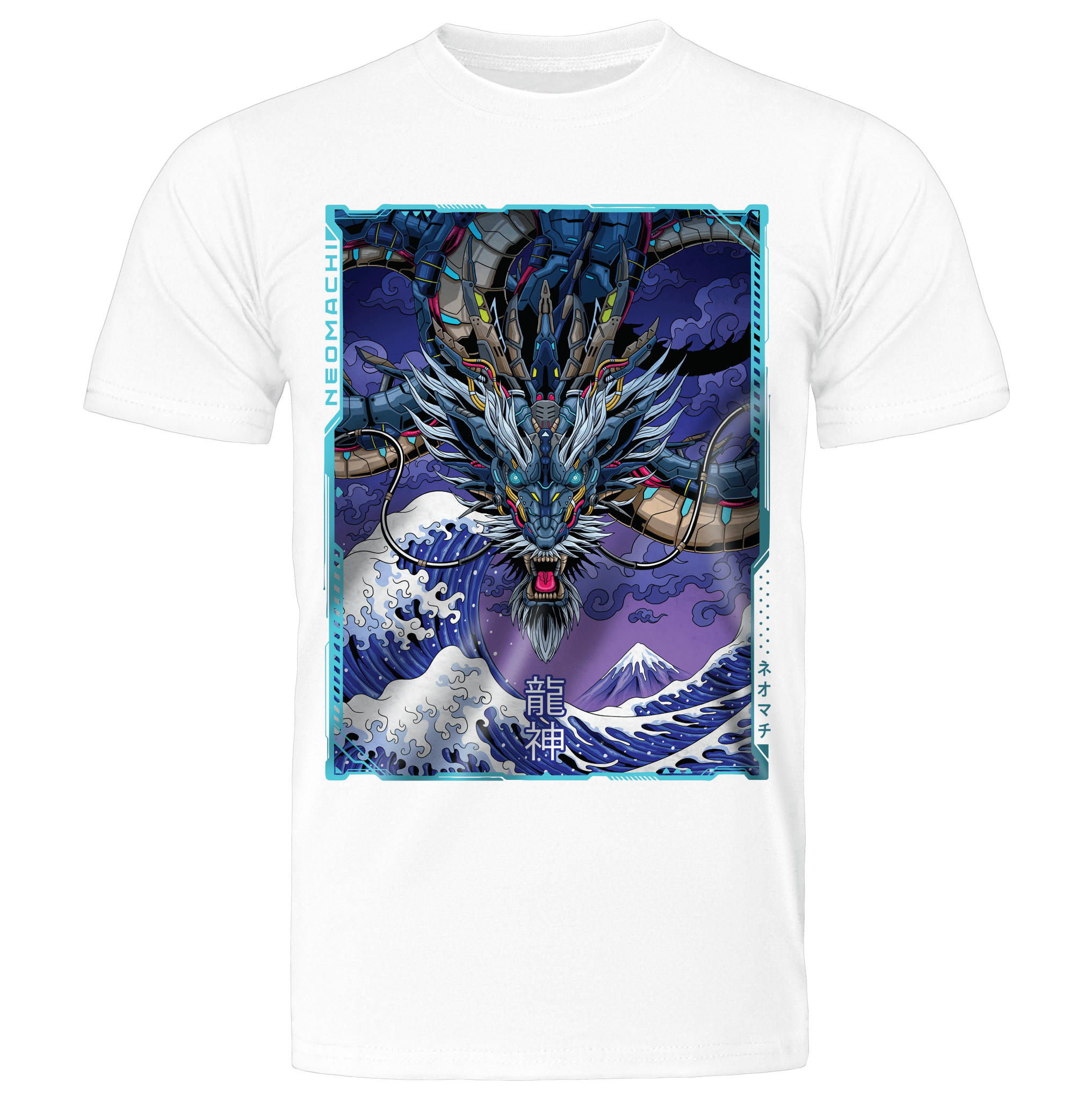 MEKARYŪ: T - SHIRT - NEOMACHI - Cyberpunk - Techwear - Gaming