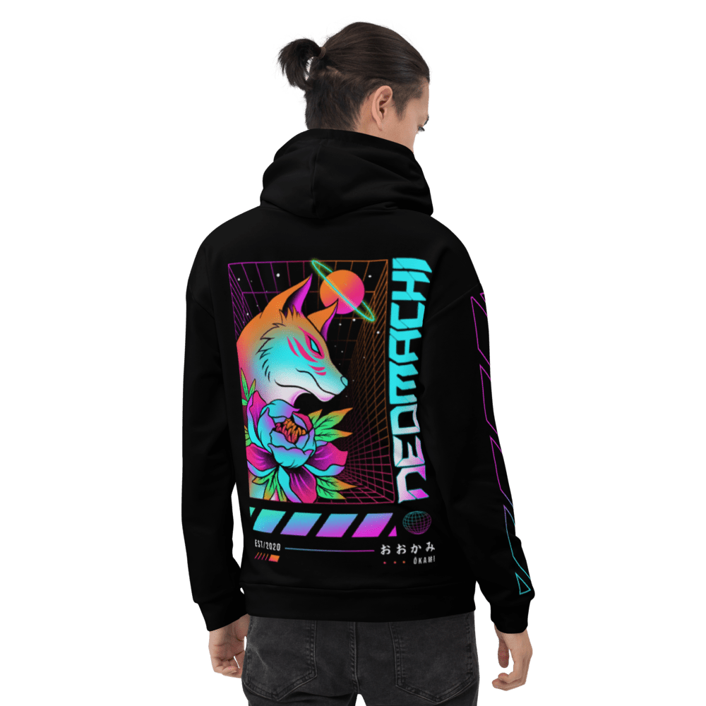 ŌKAMI: HOODIE - NEOMACHI - Cyberpunk - Techwear - Gaming