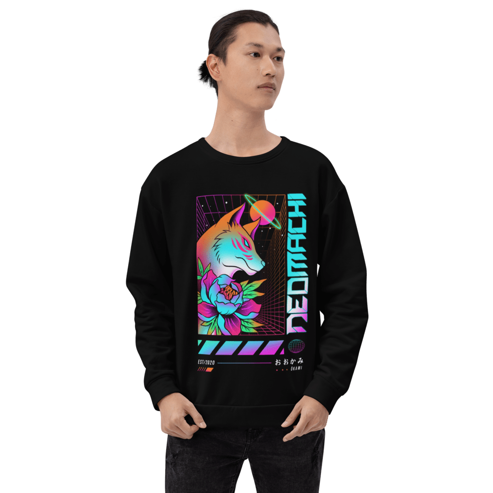 ŌKAMI: SWEATER - NEOMACHI - Cyberpunk - Techwear - Gaming