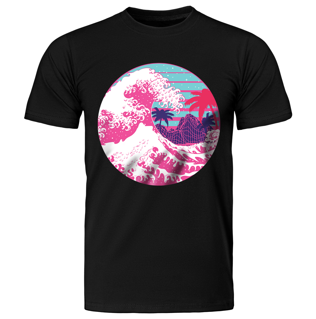 ŌNAMI: T - SHIRT - NEOMACHI - Cyberpunk - Techwear - Gaming