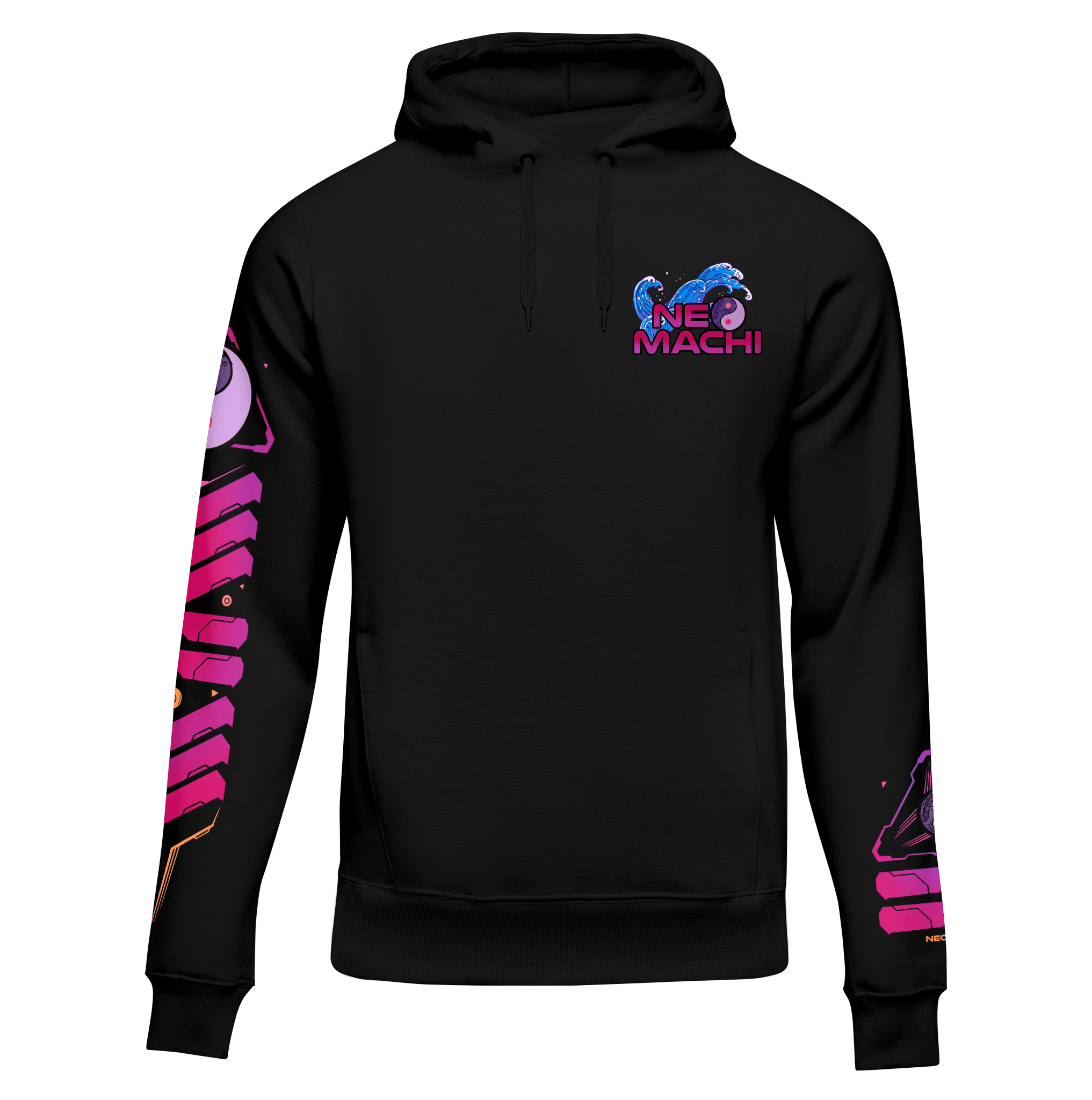 ONMYO: HOODIE - NEOMACHI - Cyberpunk - Techwear - Gaming