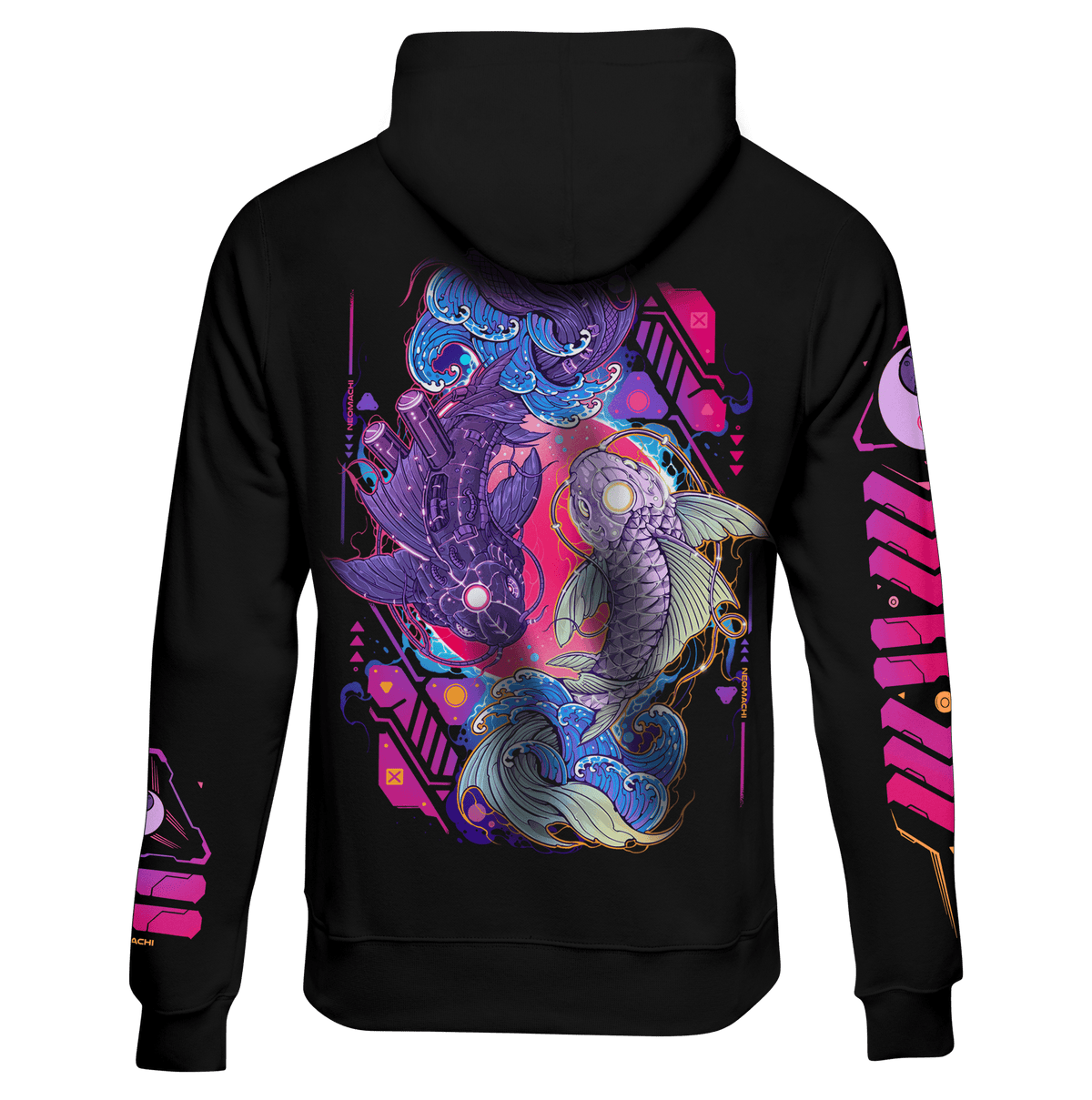 ONMYO: HOODIE - NEOMACHI - Cyberpunk - Techwear - Gaming