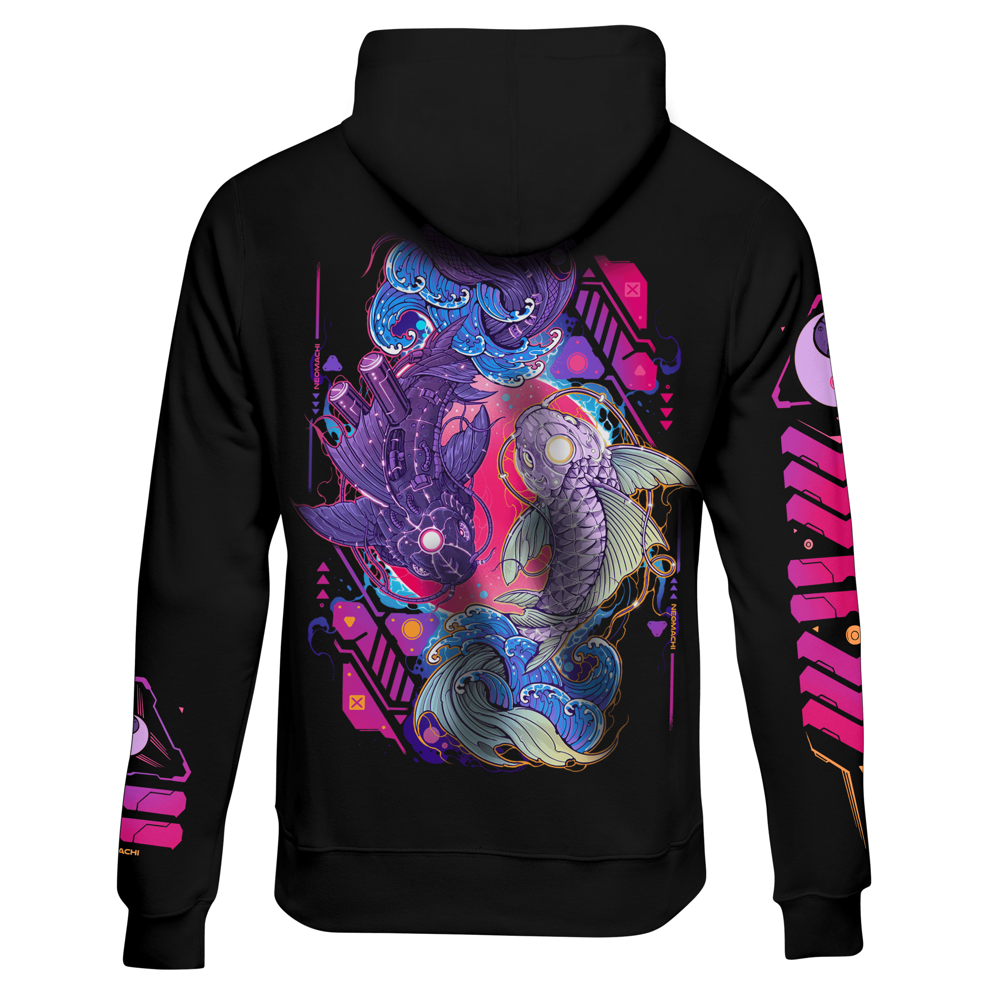 ONMYO: HOODIE - NEOMACHI - Cyberpunk - Techwear - Gaming