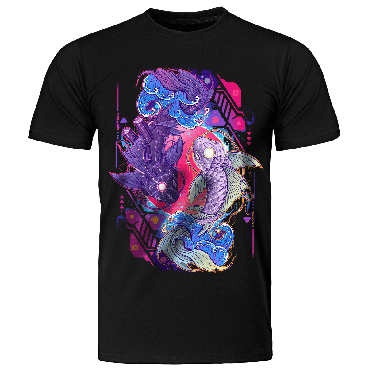ONMYO: T - SHIRT - NEOMACHI - Cyberpunk - Techwear - Gaming
