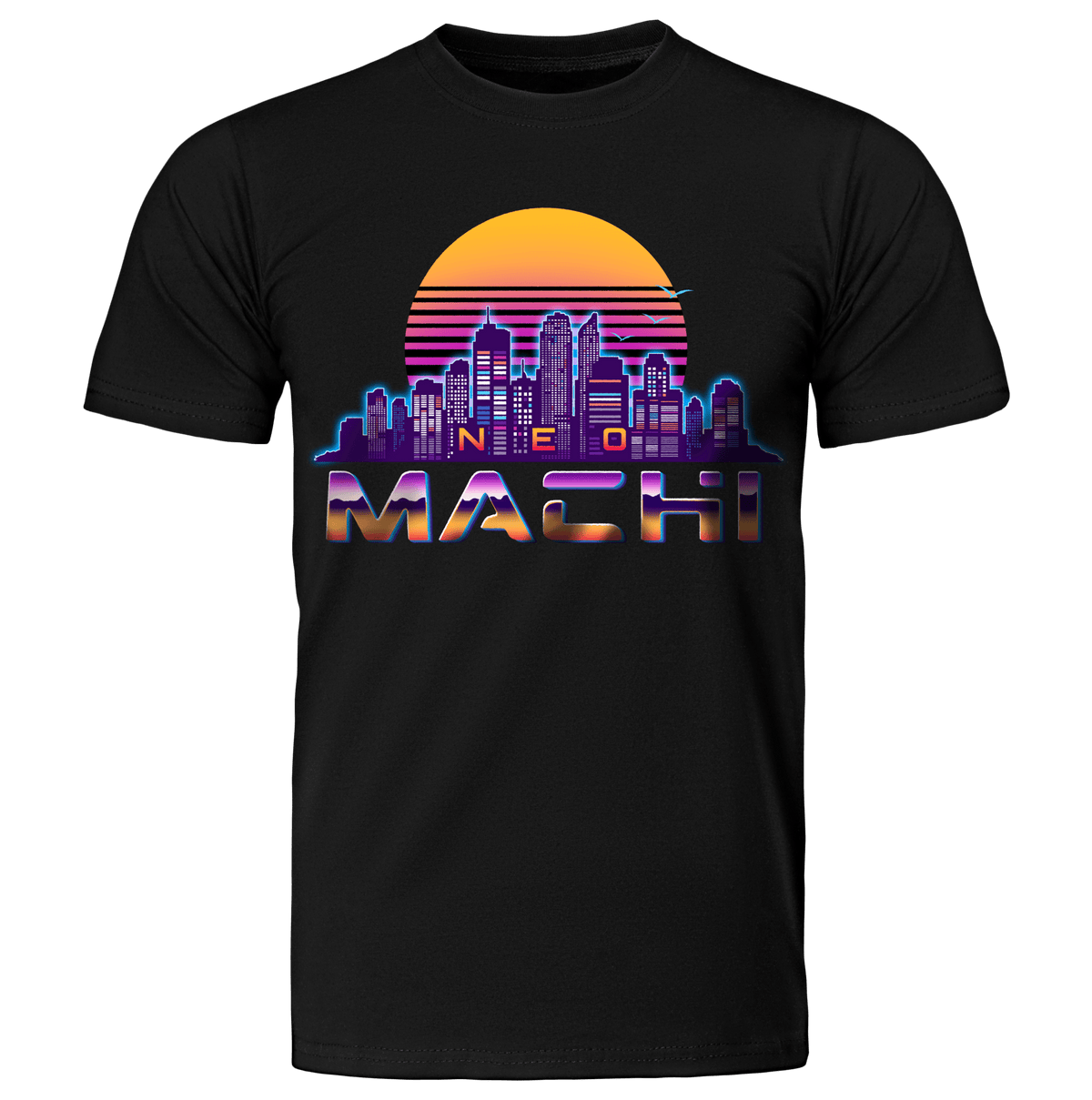 ORIJINARU: T - SHIRT - NEOMACHI - Cyberpunk - Techwear - Gaming