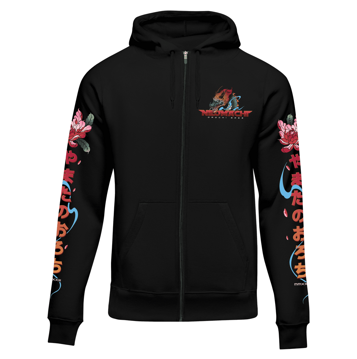 OROCHI: ZIP HOODIE - NEOMACHI - Cyberpunk - Techwear - Gaming