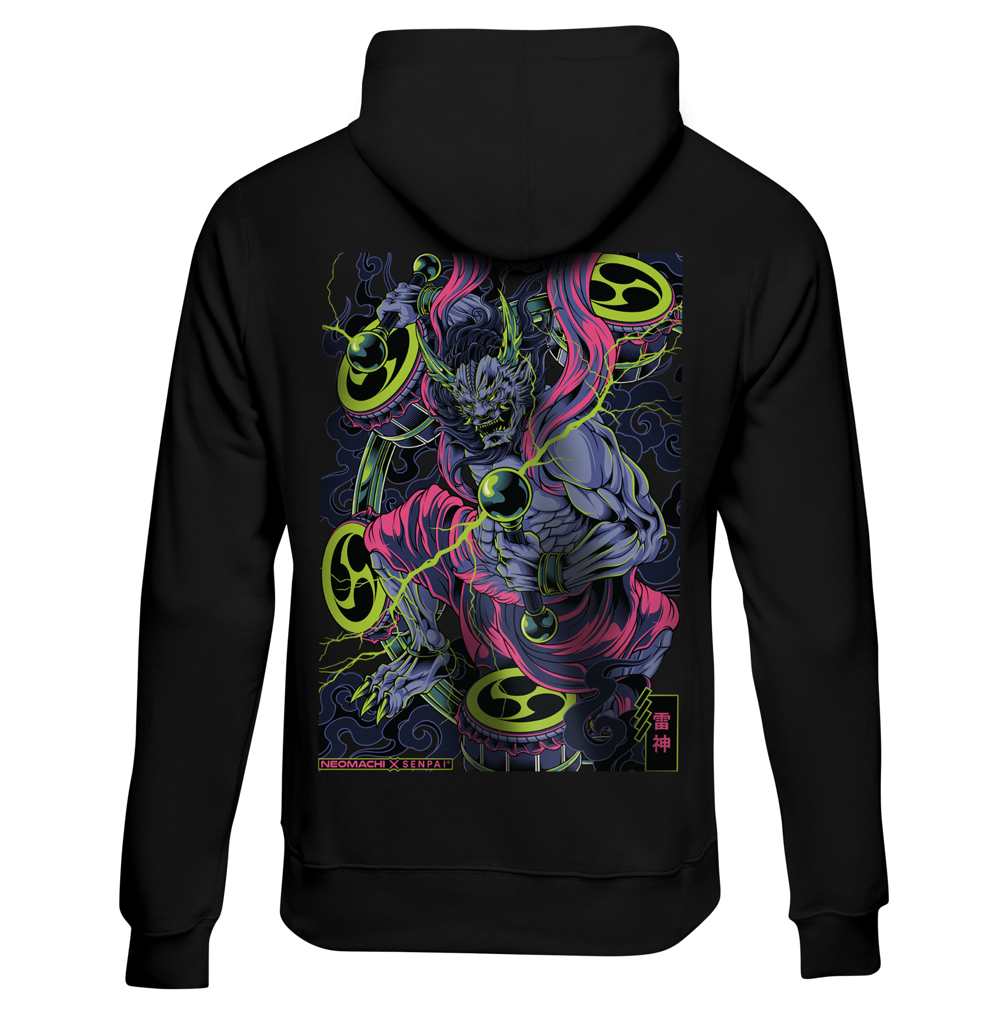 RAIJIN: HOODIE - NEOMACHI - Cyberpunk - Techwear - Gaming