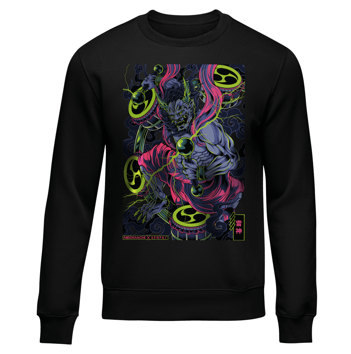 RAIJIN: SWEATER - NEOMACHI - Cyberpunk - Techwear - Gaming