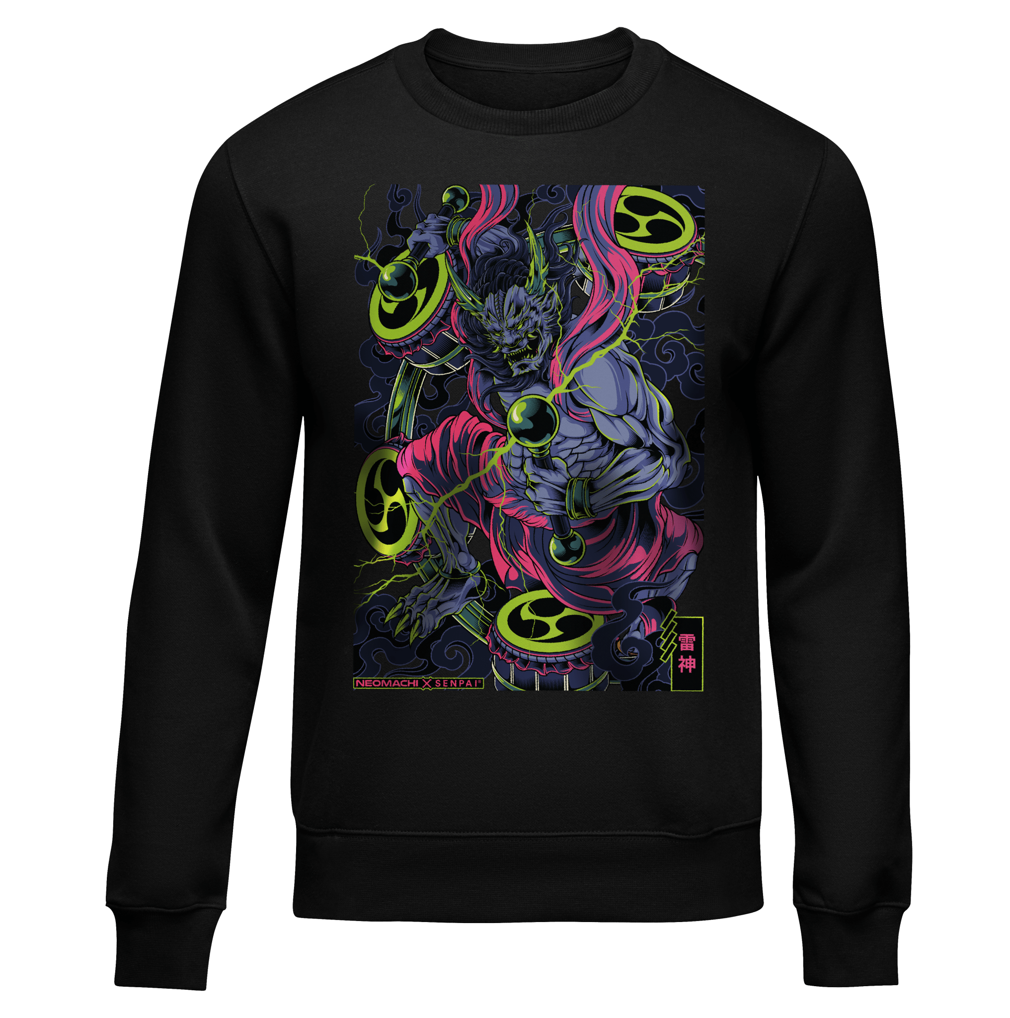 RAIJIN: SWEATER - NEOMACHI - Cyberpunk - Techwear - Gaming