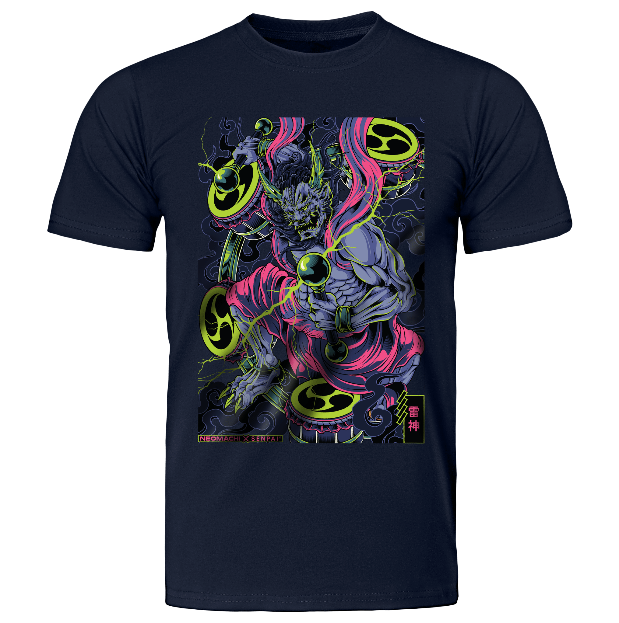 RAIJIN: T - SHIRT - NEOMACHI - Cyberpunk - Techwear - Gaming