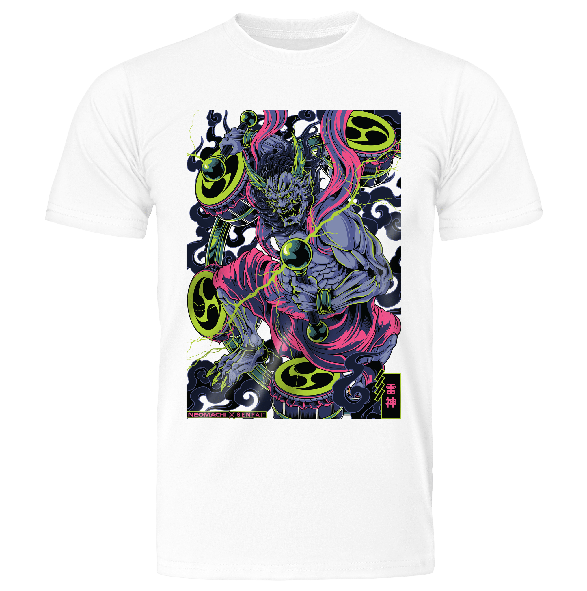 RAIJIN: T - SHIRT - NEOMACHI - Cyberpunk - Techwear - Gaming