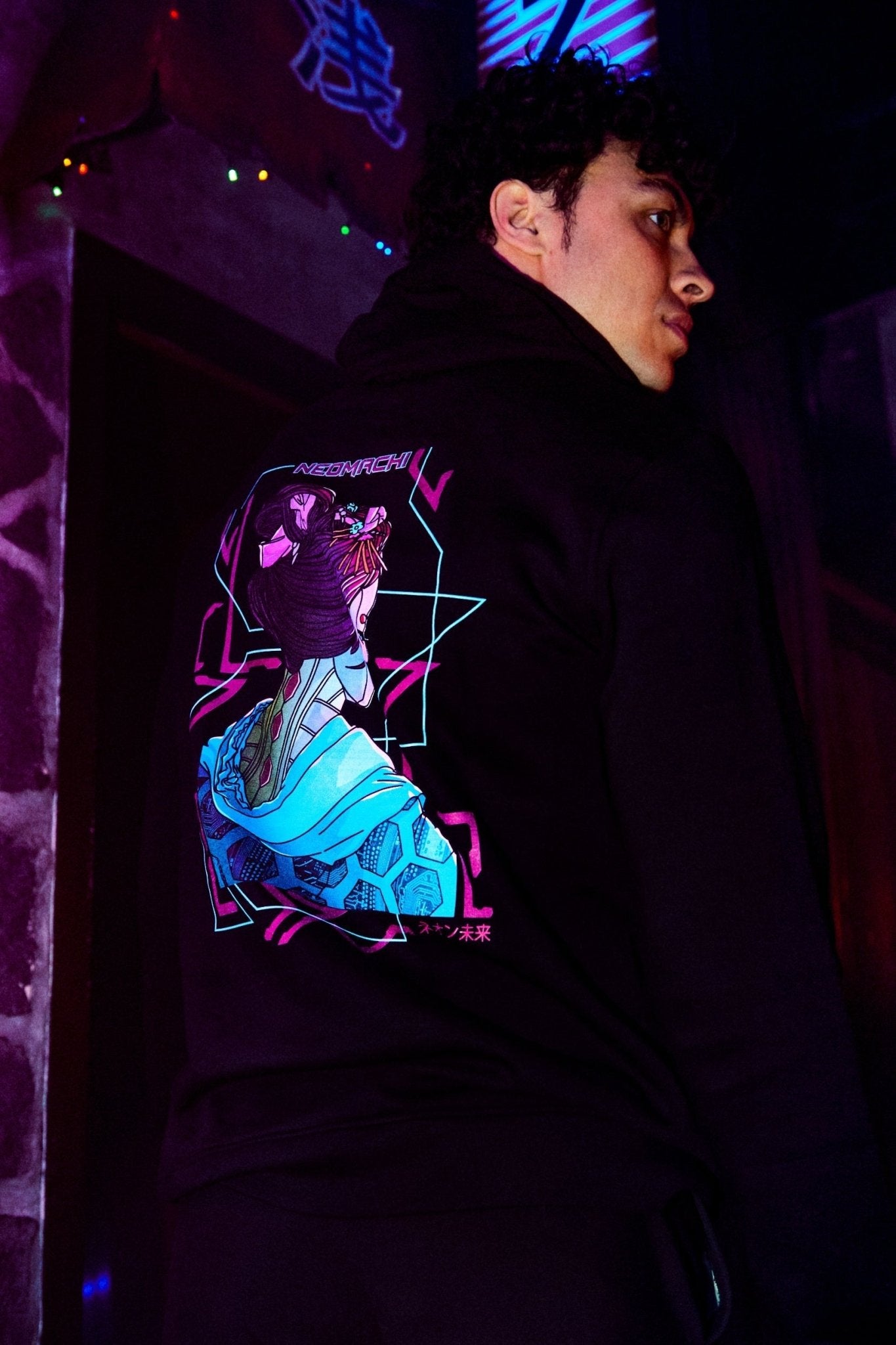 ROBO - MAIKO: HOODIE - NEOMACHI - Cyberpunk - Techwear - Gaming