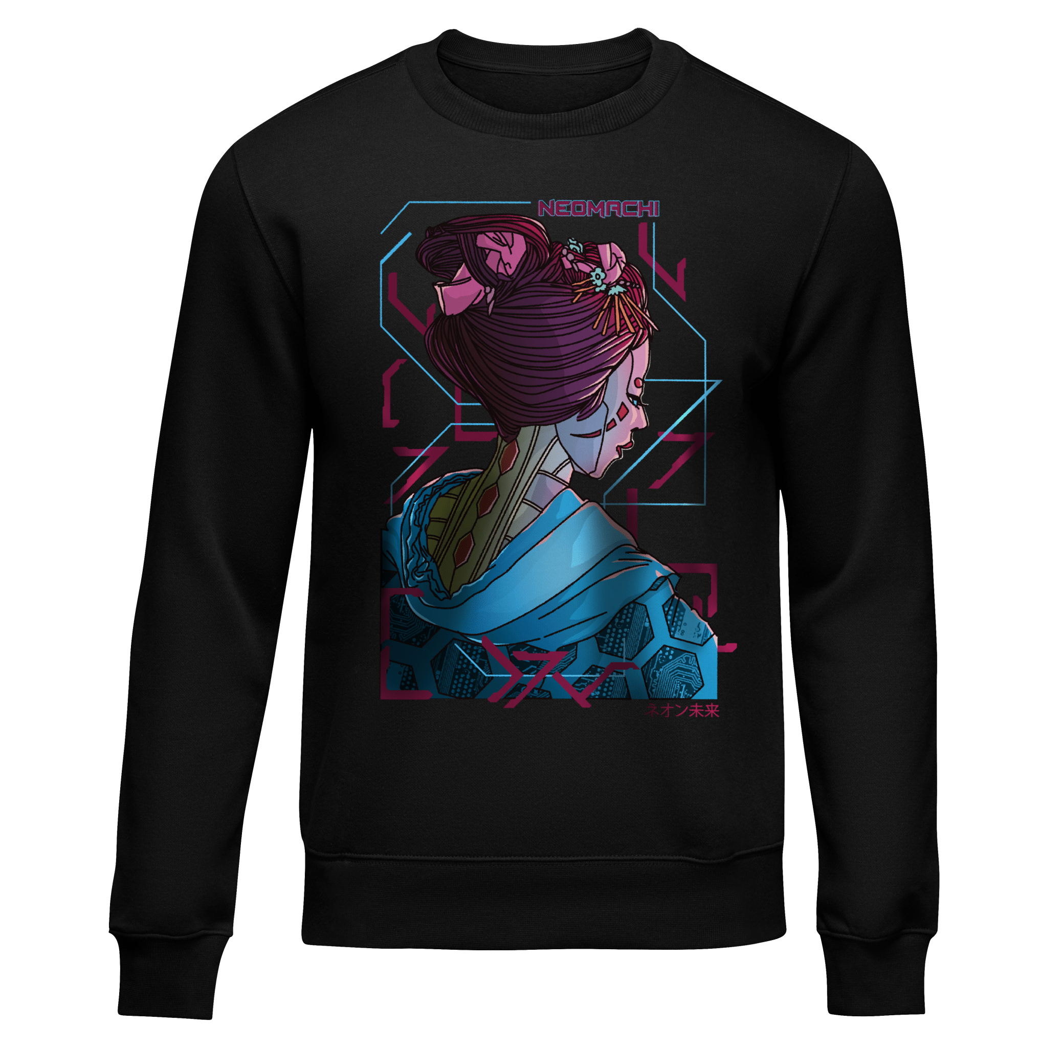 ROBO - MAIKO: SWEATER - NEOMACHI - Cyberpunk - Techwear - Gaming