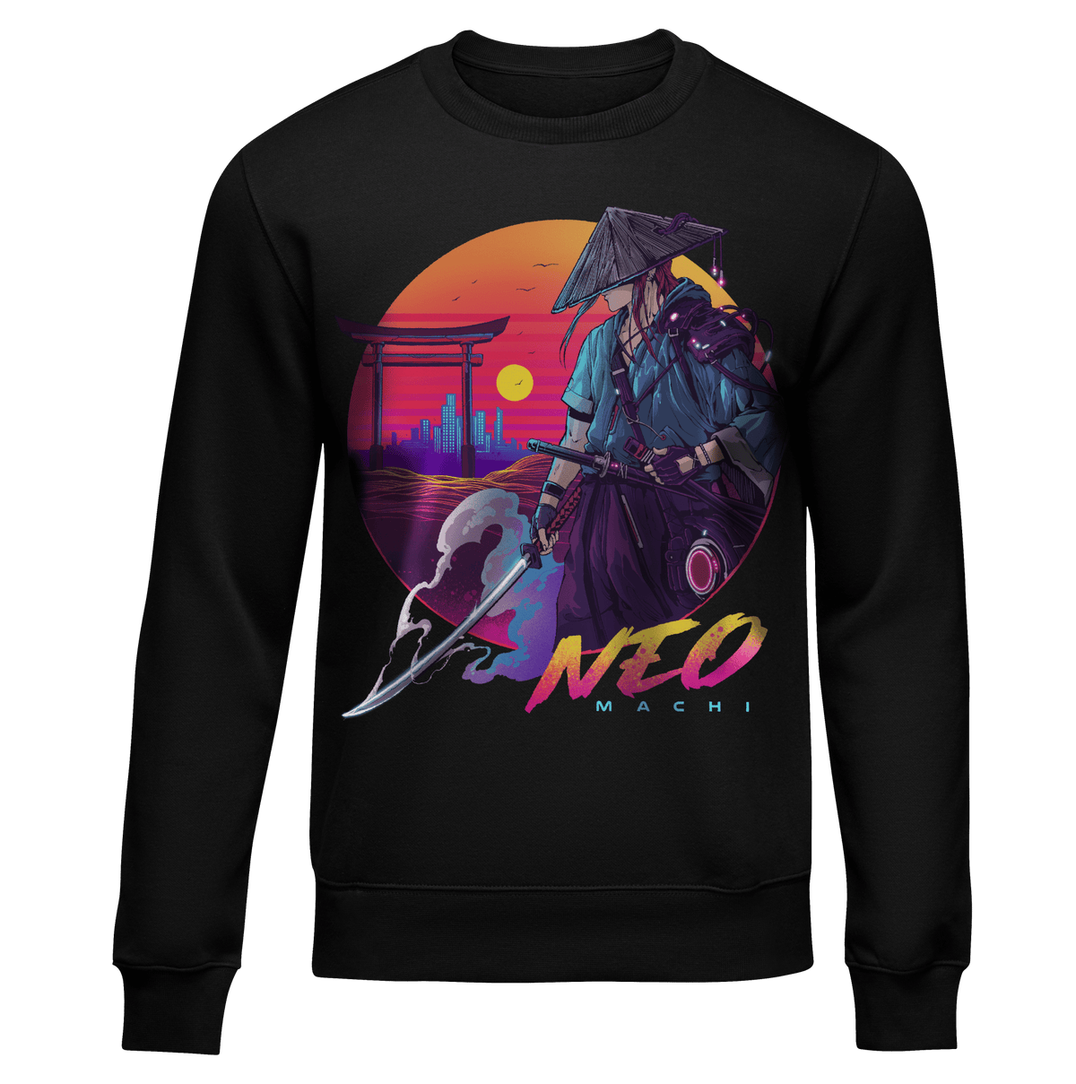 RŌNIN: SWEATER - NEOMACHI - Cyberpunk - Techwear - Gaming