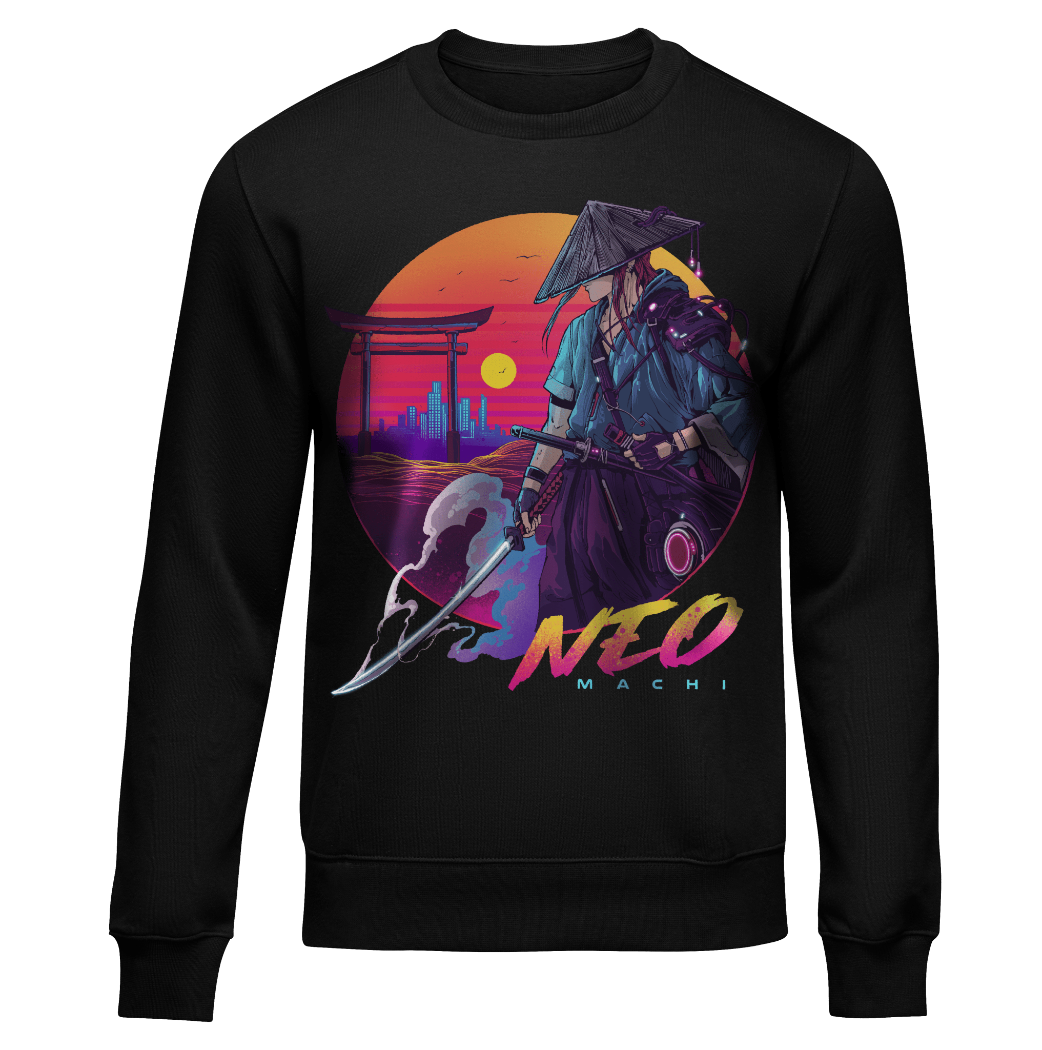 RŌNIN: SWEATER - NEOMACHI - Cyberpunk - Techwear - Gaming
