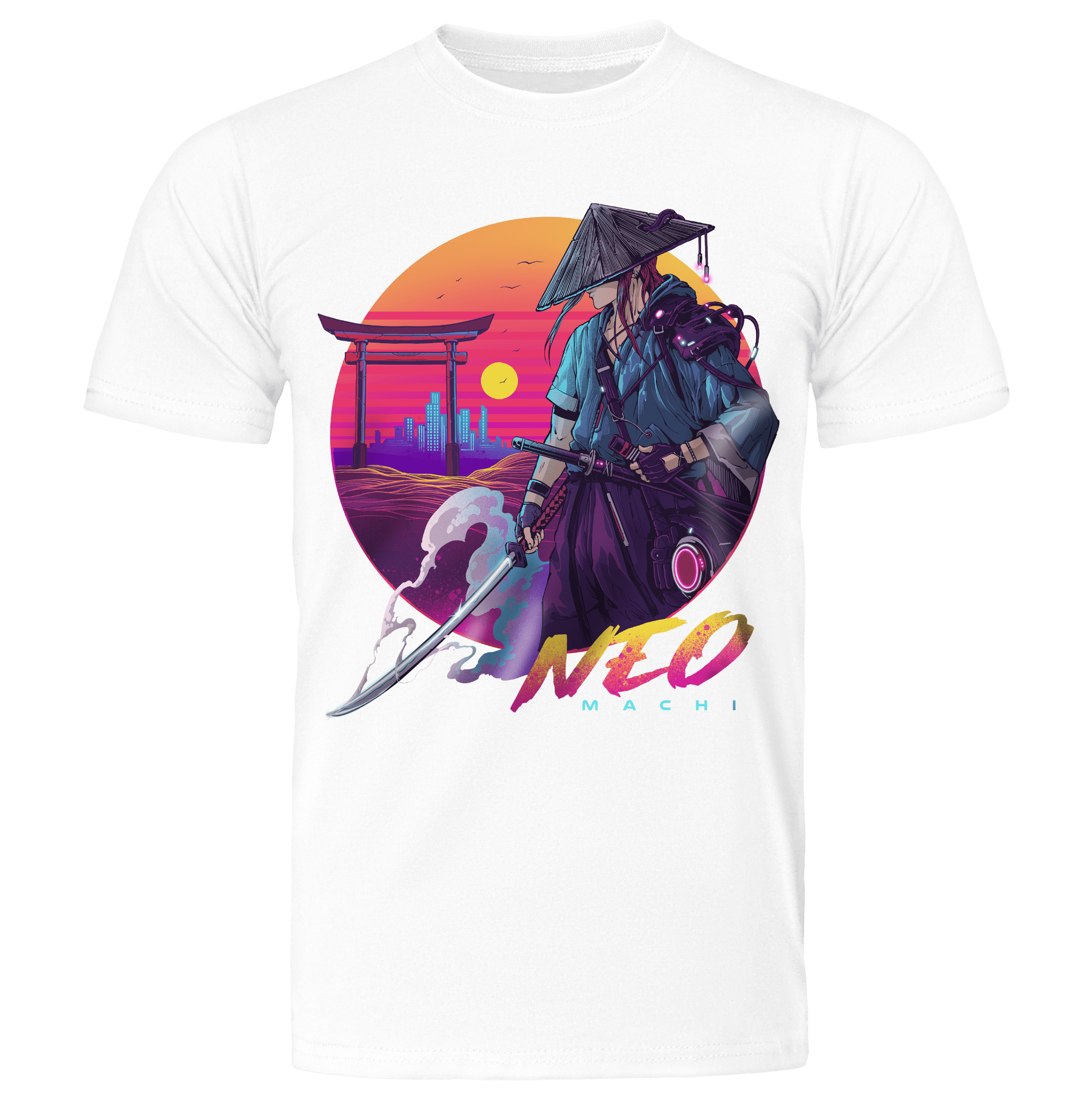 RŌNIN: T - SHIRT - NEOMACHI - Cyberpunk - Techwear - Gaming