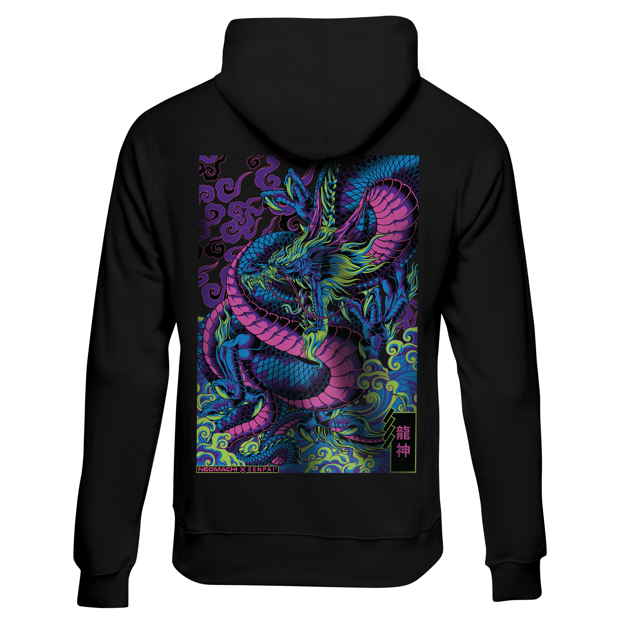 RYUJIN: HOODIE - NEOMACHI - Cyberpunk - Techwear - Gaming