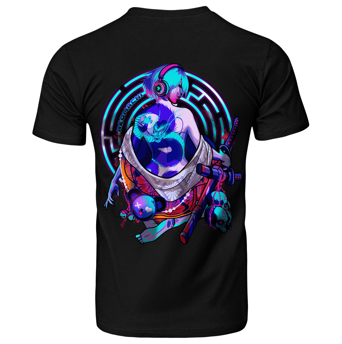 RYUTATU 2.0: T - SHIRT - NEOMACHI - Cyberpunk - Techwear - Gaming