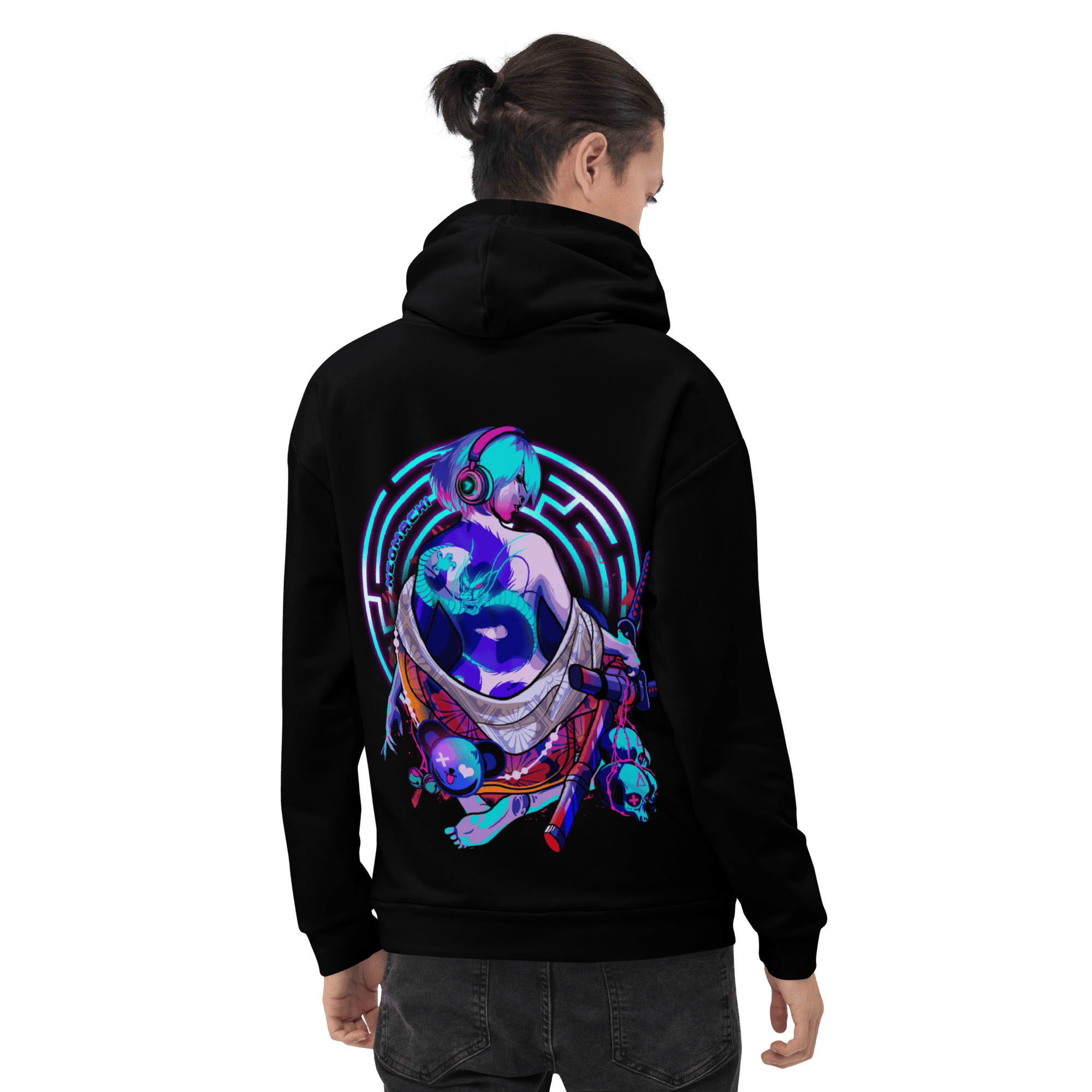 RYUTATU: HOODIE - NEOMACHI - Cyberpunk - Techwear - Gaming