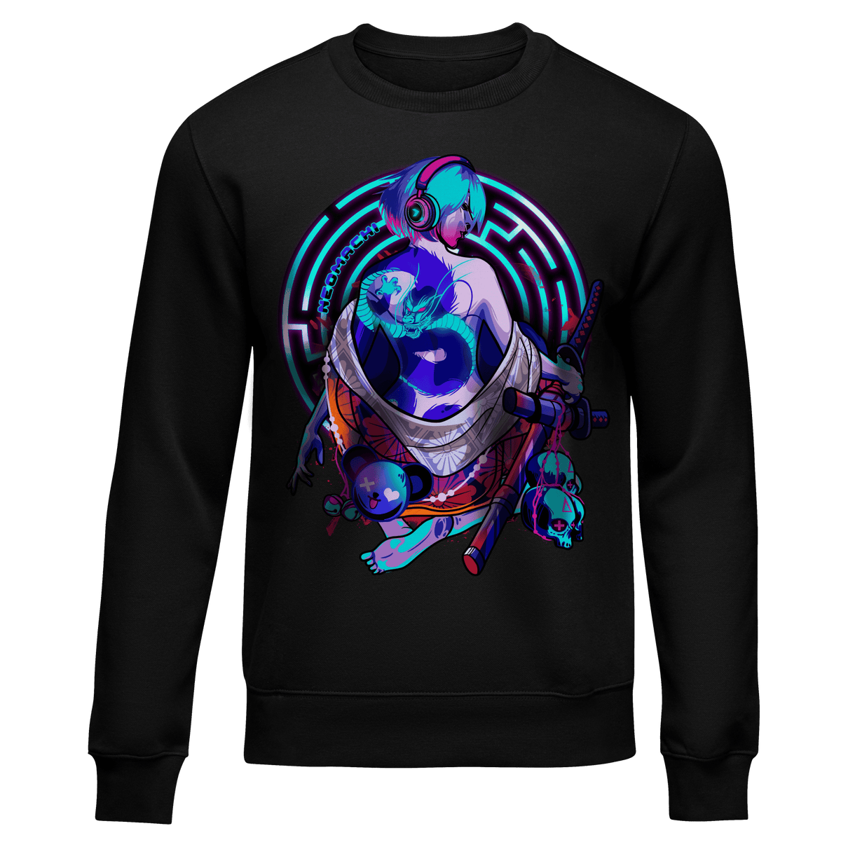 RYUTATU: SWEATER - NEOMACHI - Cyberpunk - Techwear - Gaming