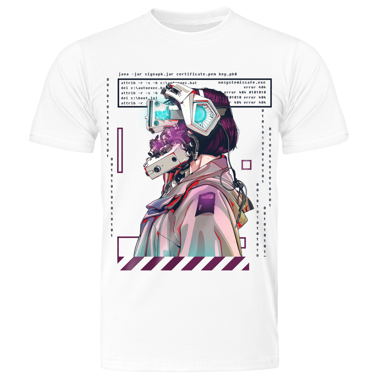 SAIBŌGU: T - SHIRT - NEOMACHI - Cyberpunk - Techwear - Gaming
