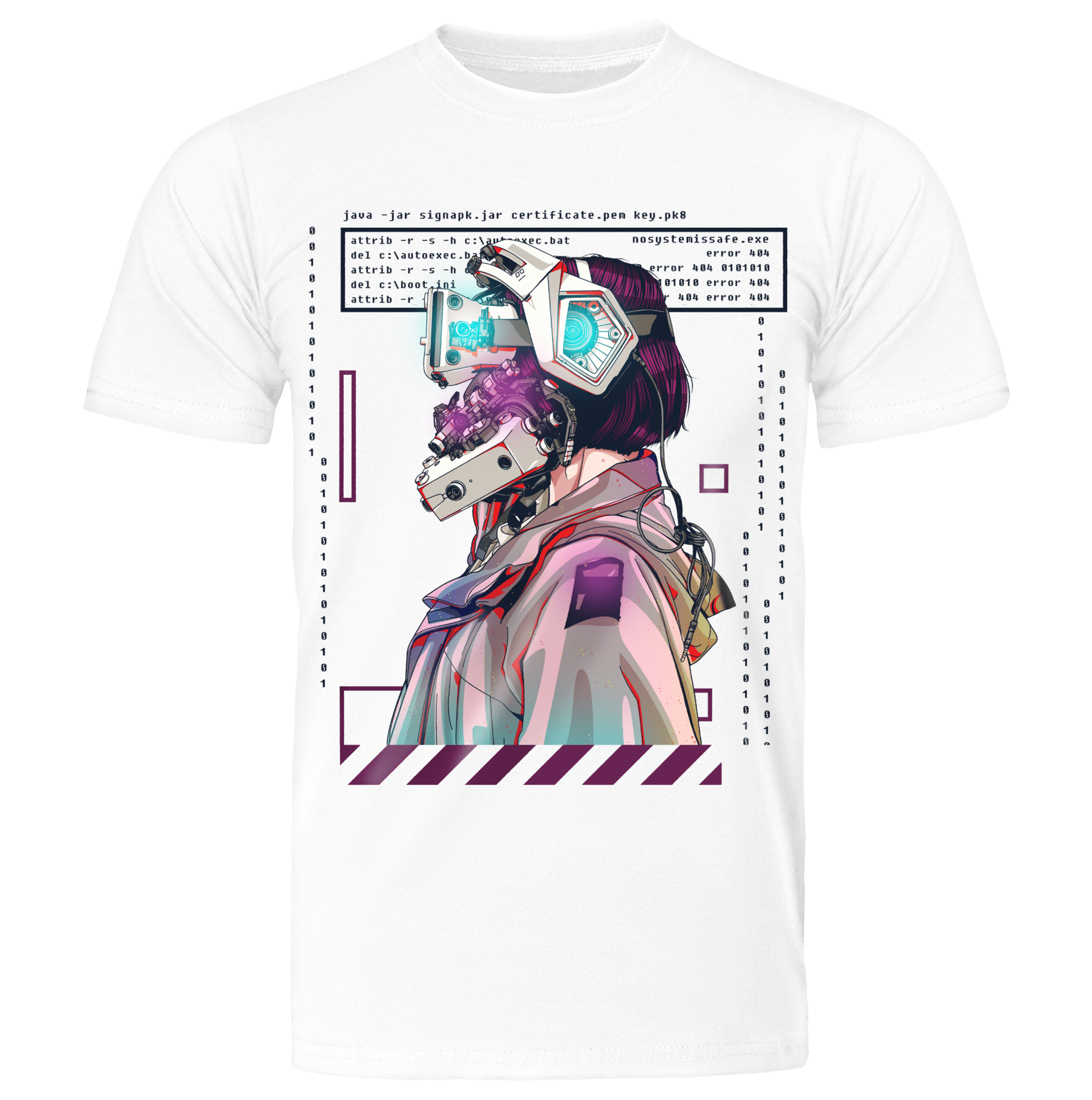 SAIBŌGU: T - SHIRT - NEOMACHI - Cyberpunk - Techwear - Gaming