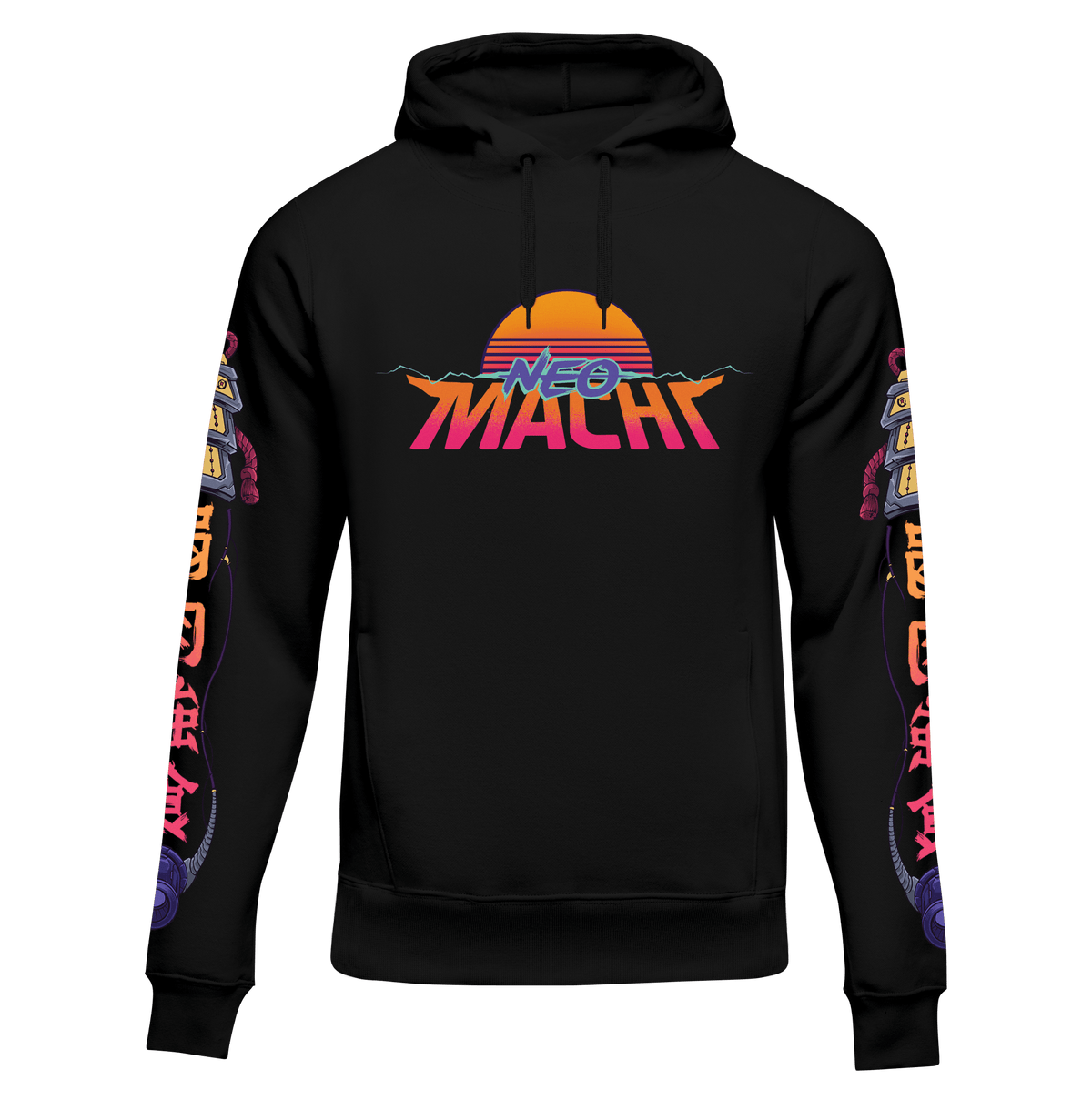 SAMURAITAIGĀ: HOODIE - NEOMACHI - Cyberpunk - Techwear - Gaming