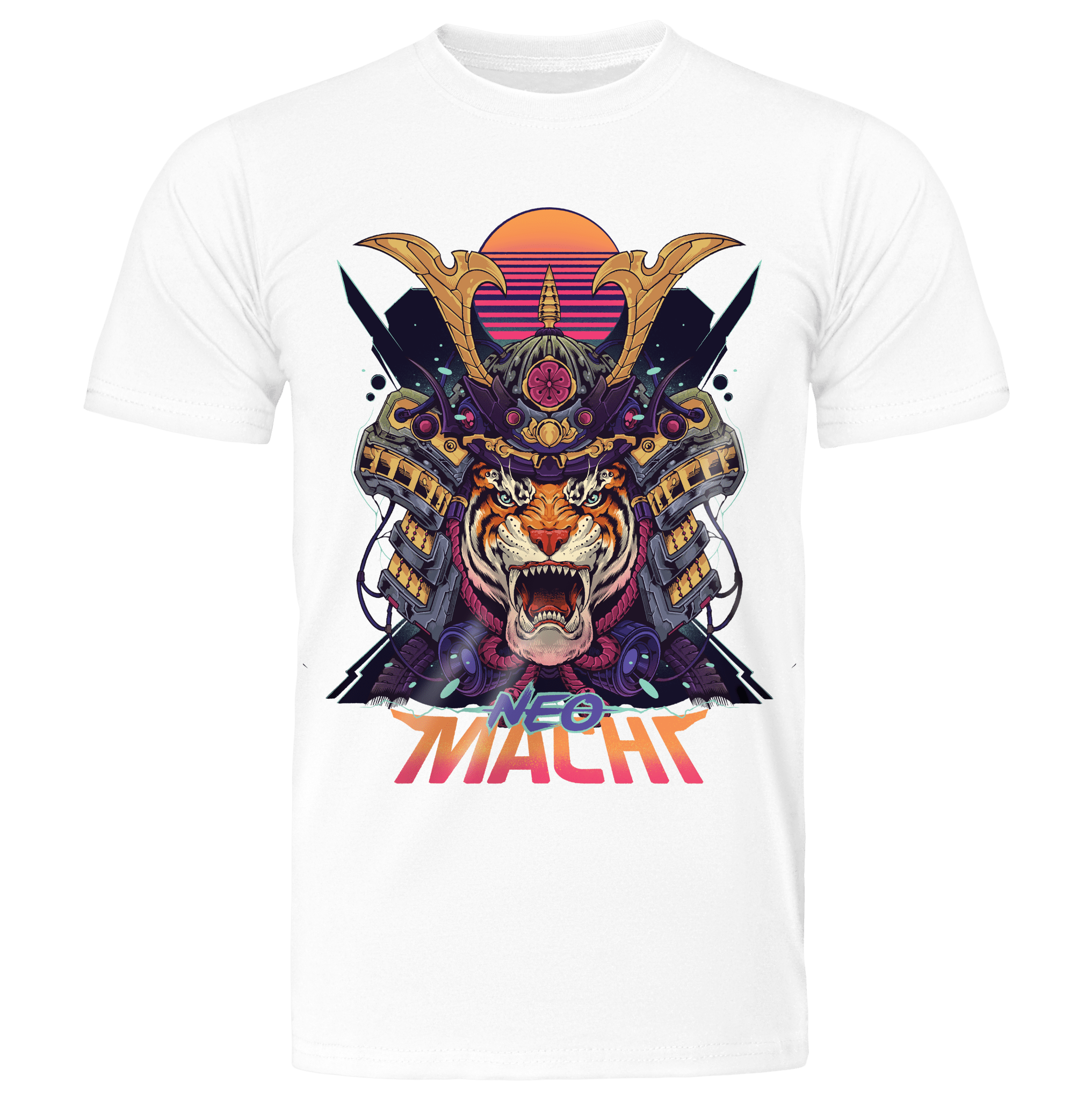 SAMURAITAIGĀ: T - SHIRT - NEOMACHI - Cyberpunk - Techwear - Gaming