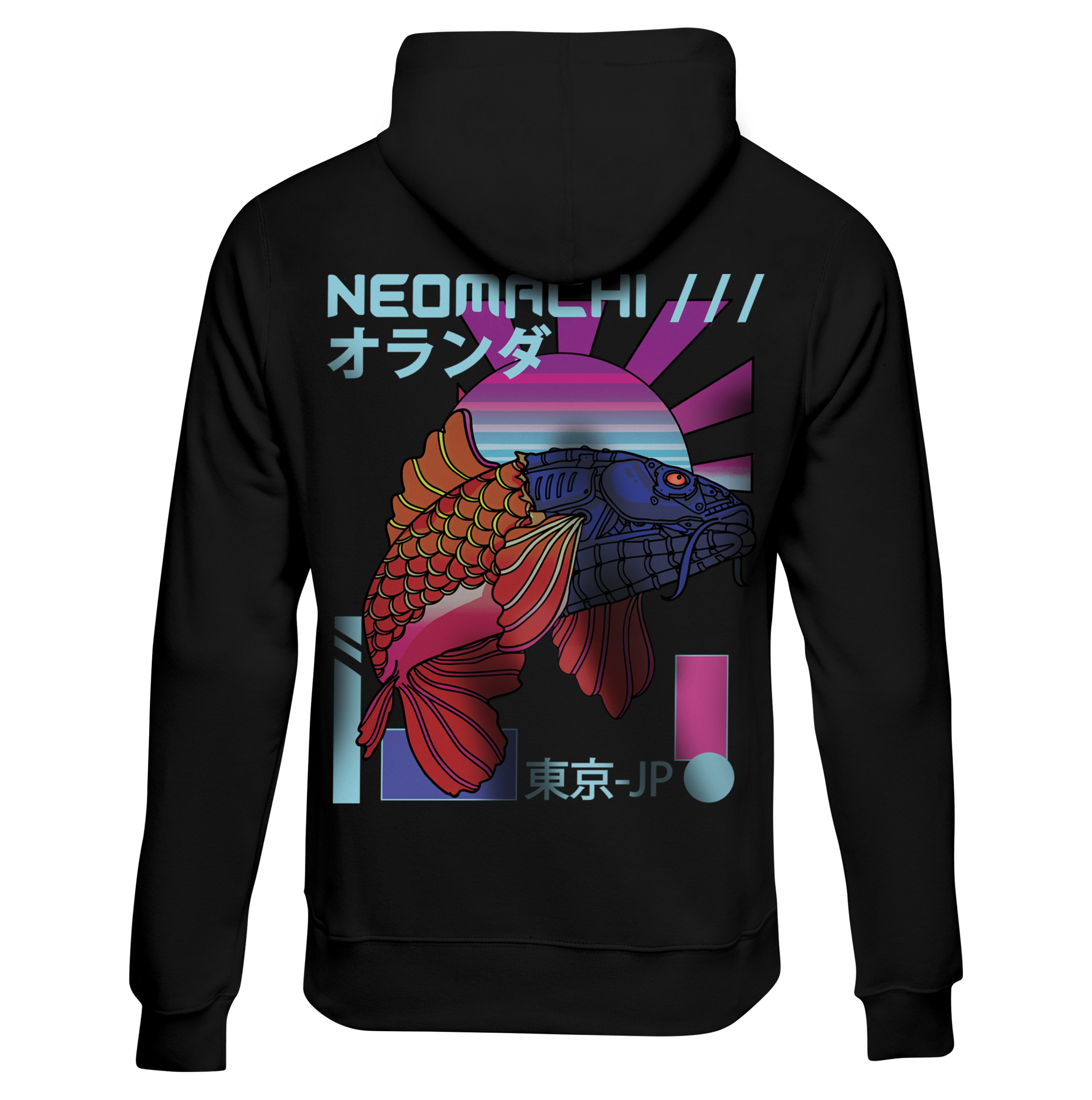 SEIJI: HOODIE - NEOMACHI - Cyberpunk - Techwear - Gaming