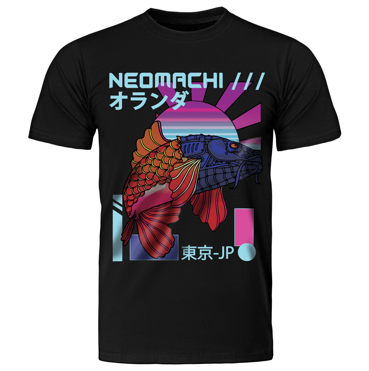 SEIJI: T - SHIRT - NEOMACHI - Cyberpunk - Techwear - Gaming