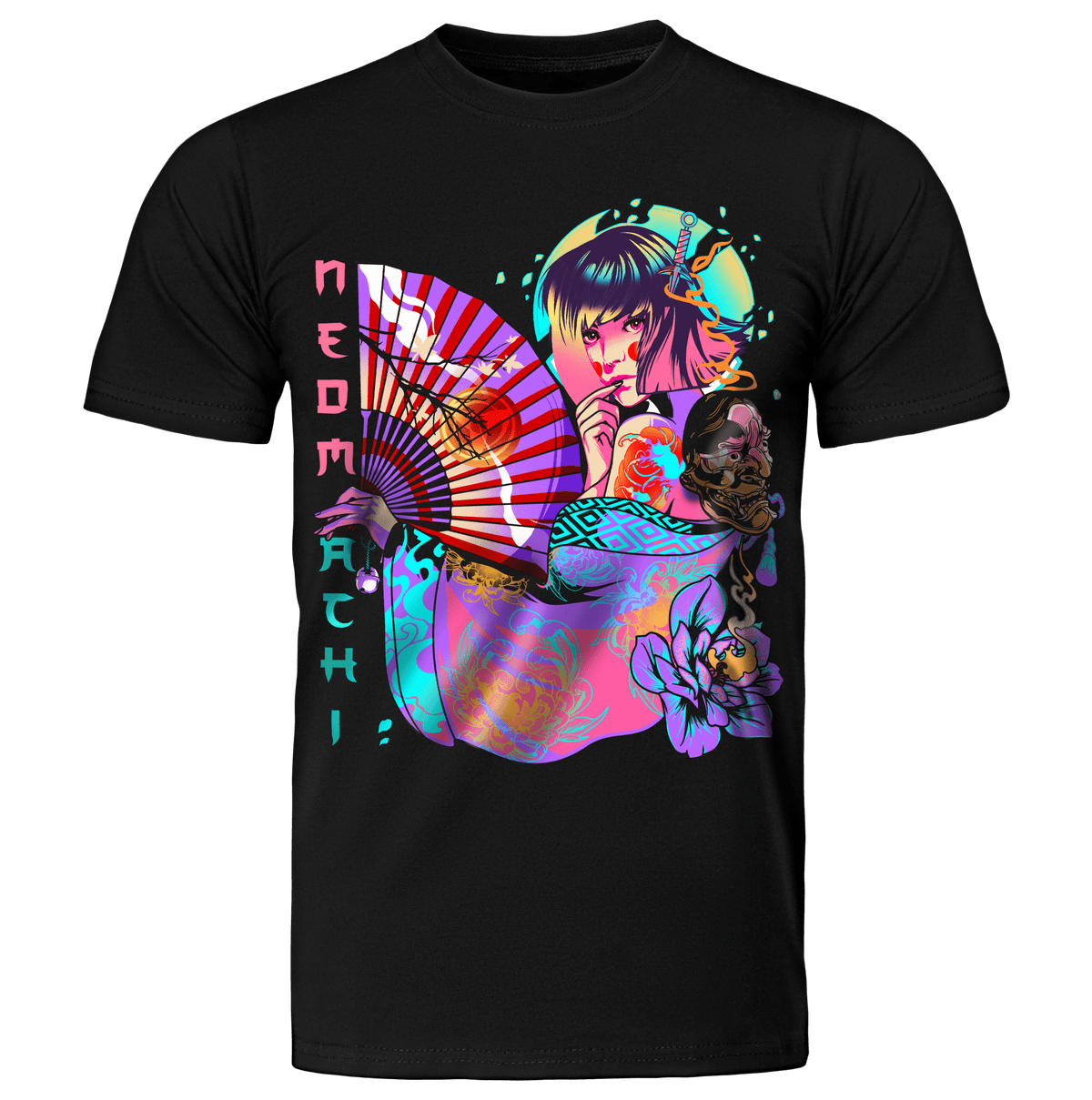 SENSU: T - SHIRT - NEOMACHI - Cyberpunk - Techwear - Gaming