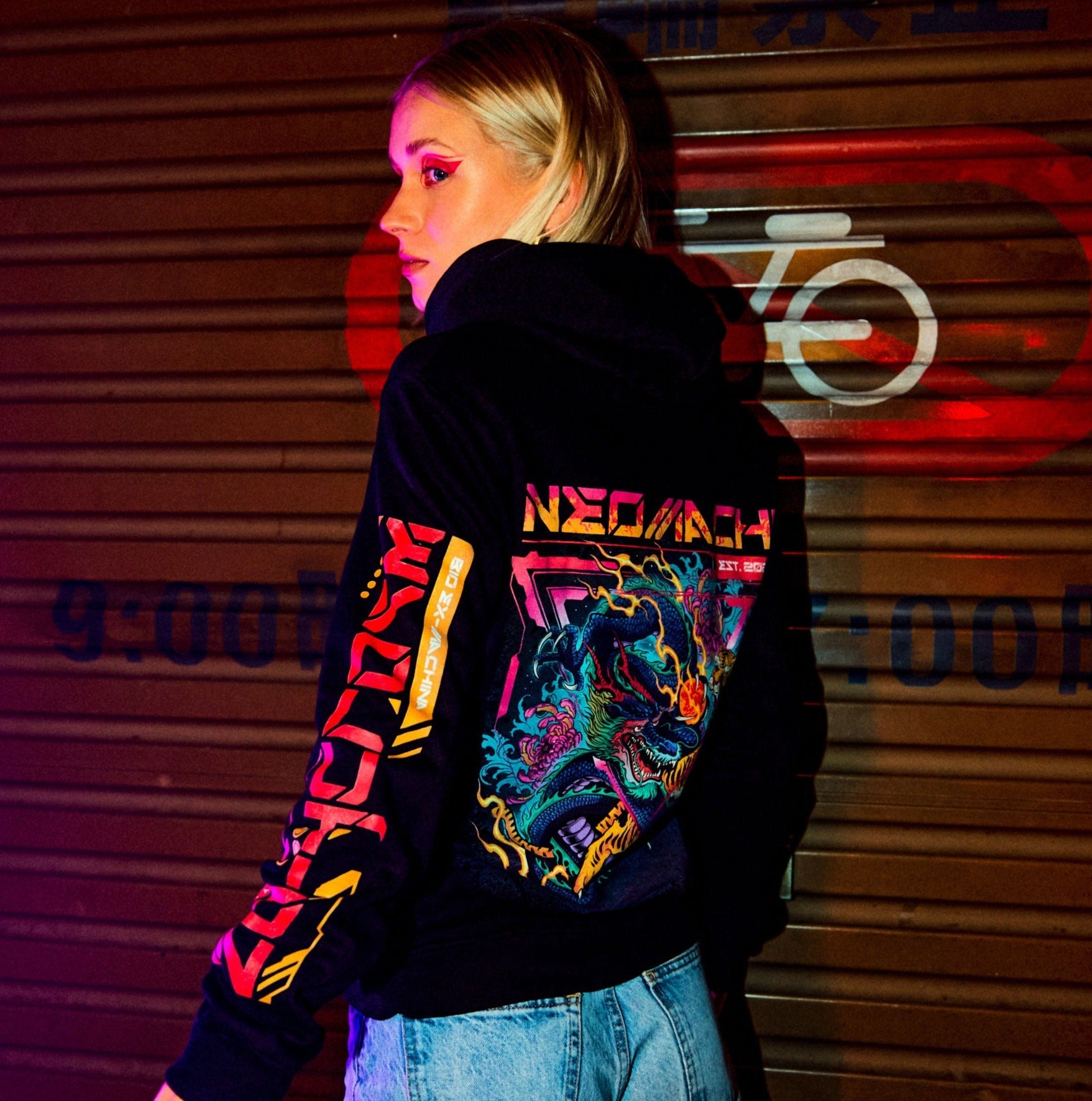 SENTŌ: HOODIE - NEOMACHI - Cyberpunk - Techwear - Gaming