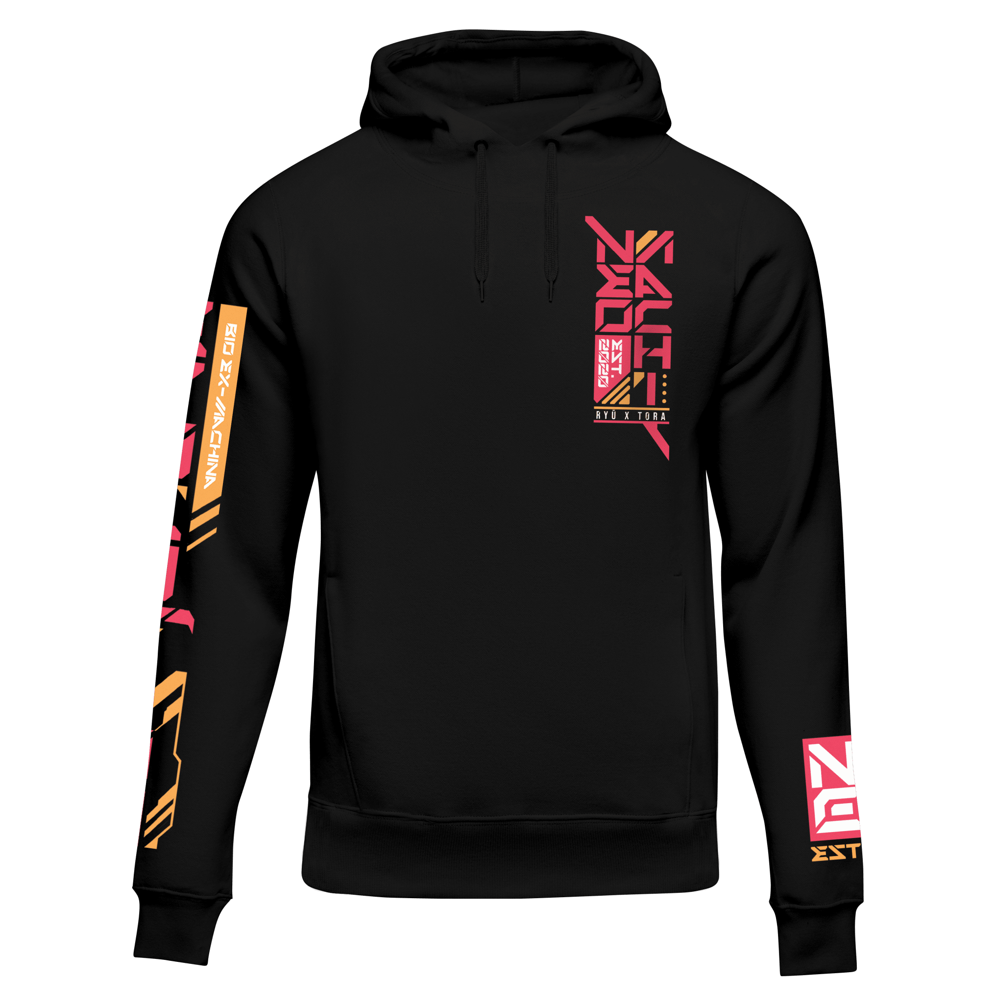 SENTŌ: HOODIE - NEOMACHI - Cyberpunk - Techwear - Gaming