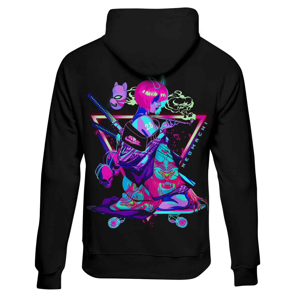 SUKĒTĀ Japanese pop art hoodie by NEOMACHI