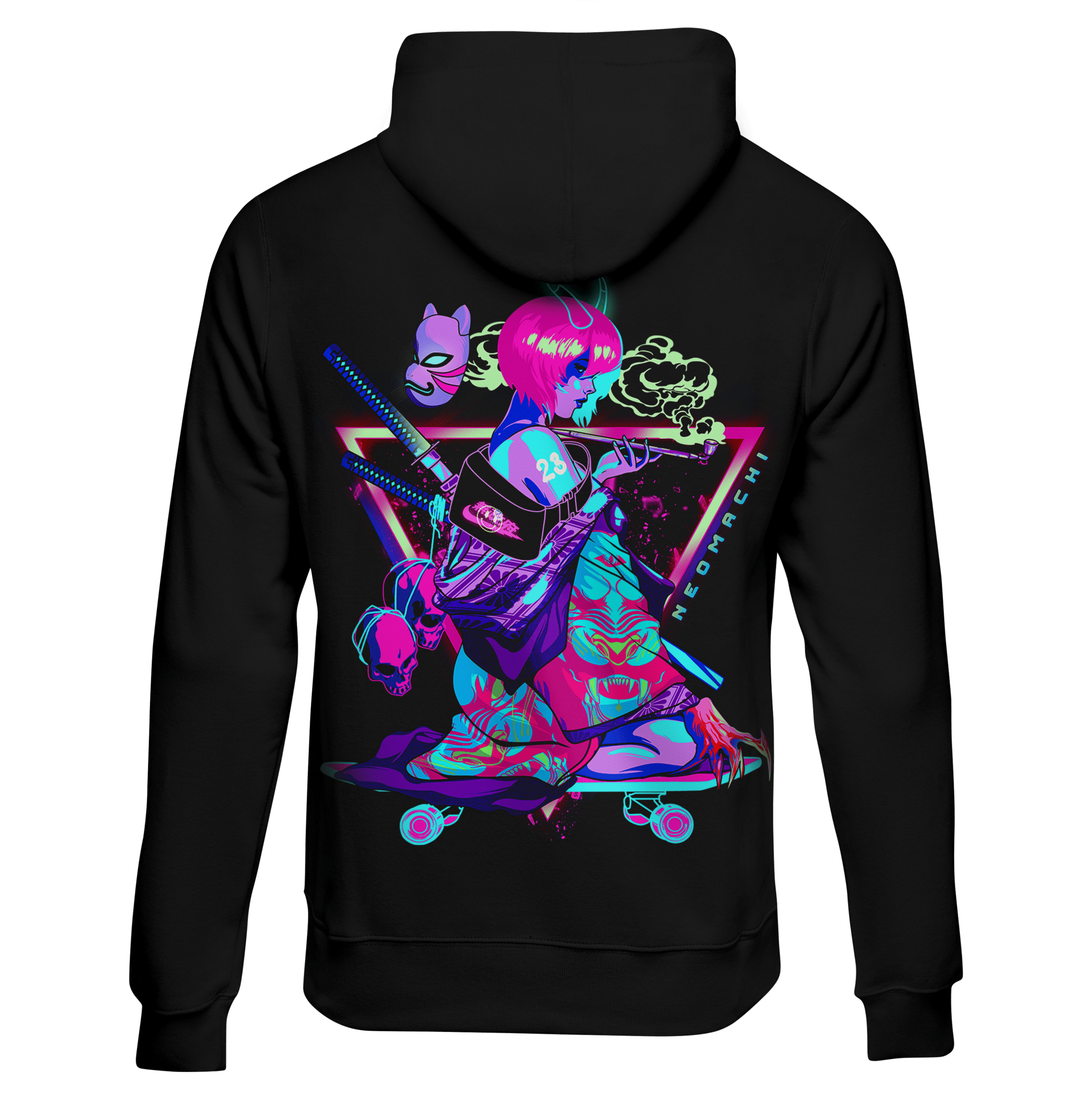 SUKĒTĀ: HOODIE - NEOMACHI - Cyberpunk - Techwear - Gaming
