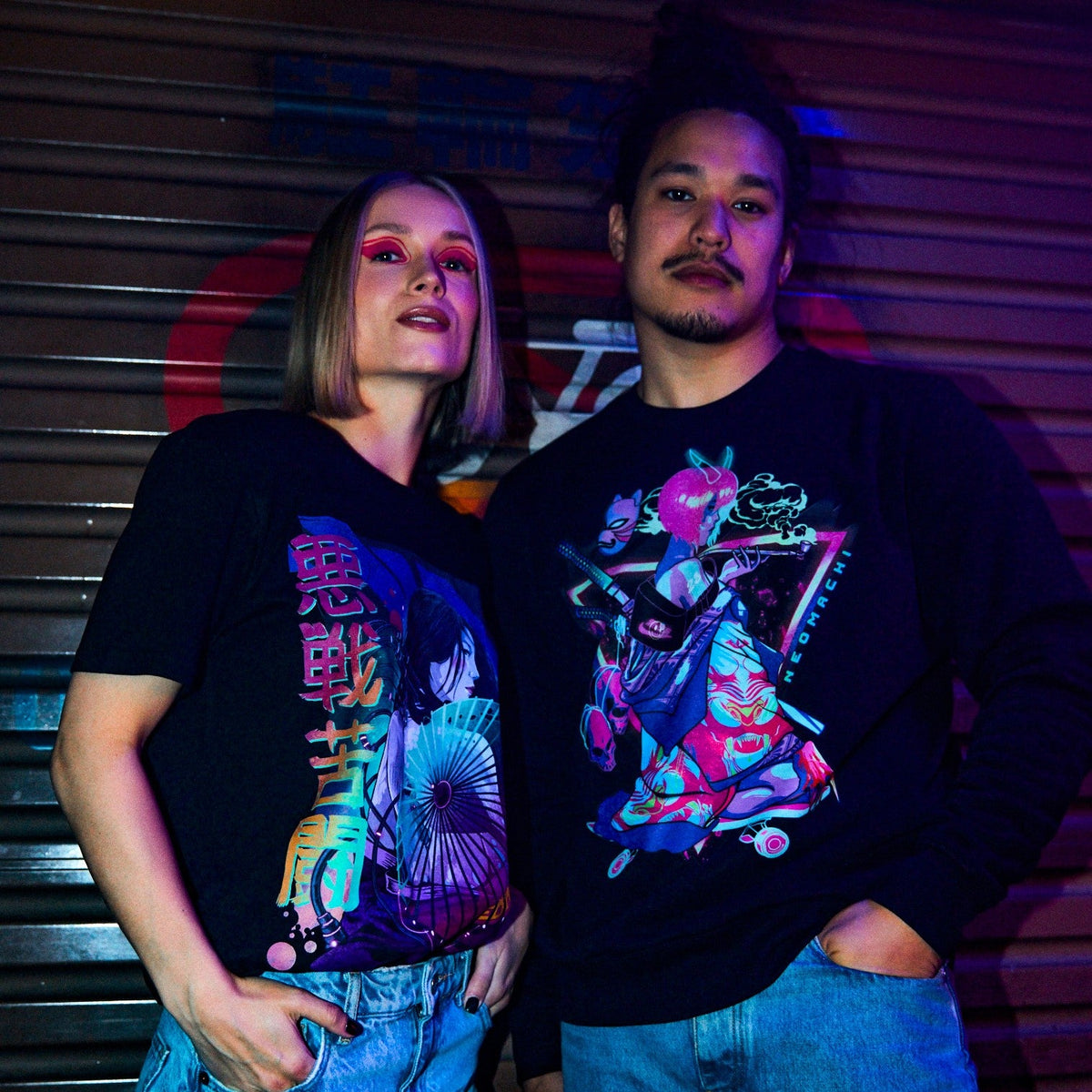 SUKĒTA: SWEATER - NEOMACHI - Cyberpunk - Techwear - Gaming