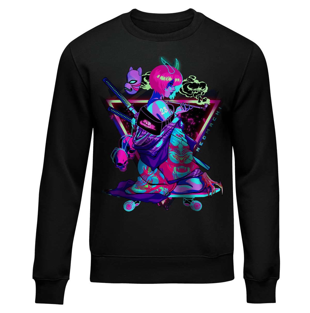 SUKĒTA: SWEATER - NEOMACHI - Cyberpunk - Techwear - Gaming