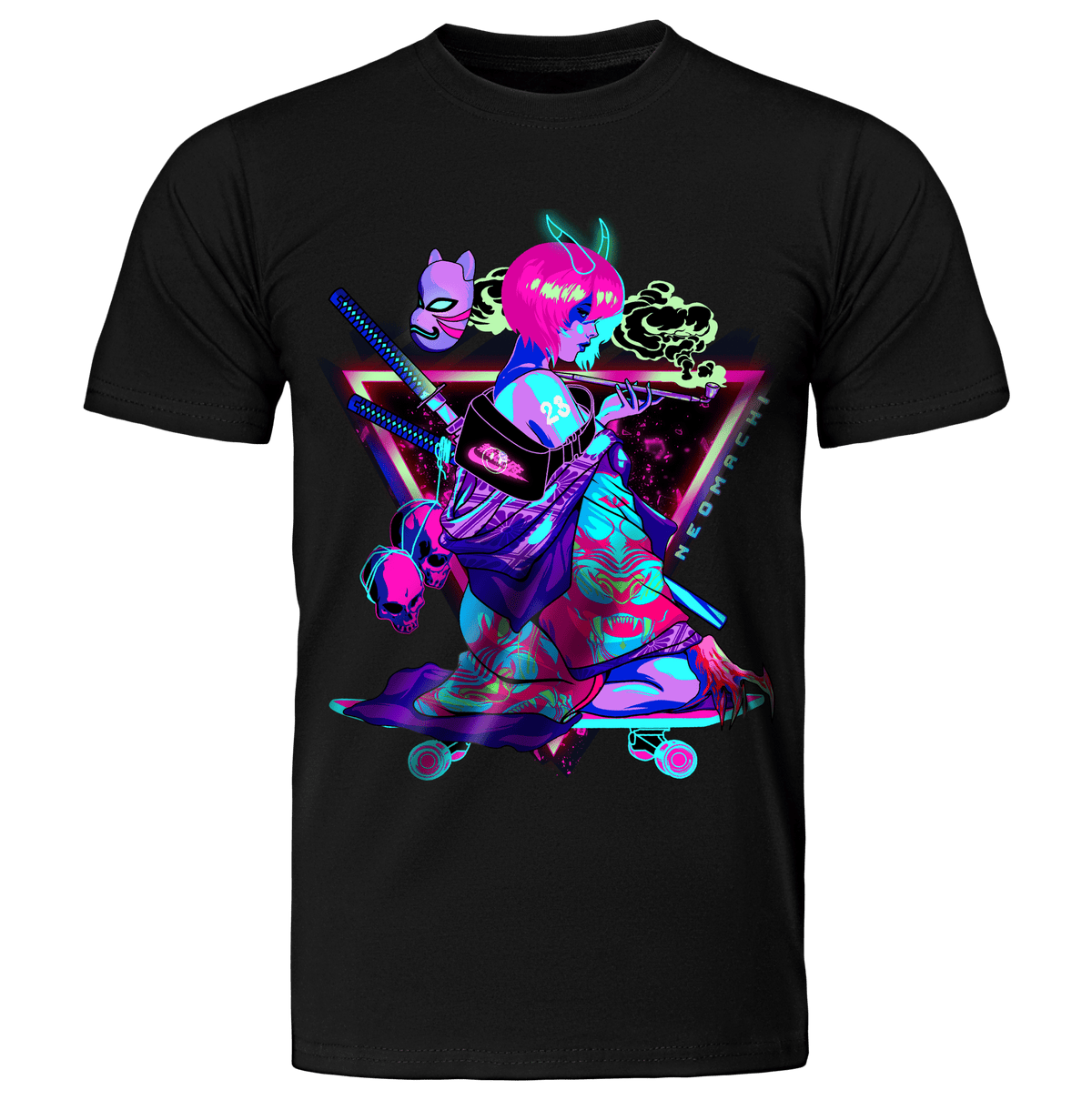 SUKĒTĀ: T - SHIRT - NEOMACHI - Cyberpunk - Techwear - Gaming