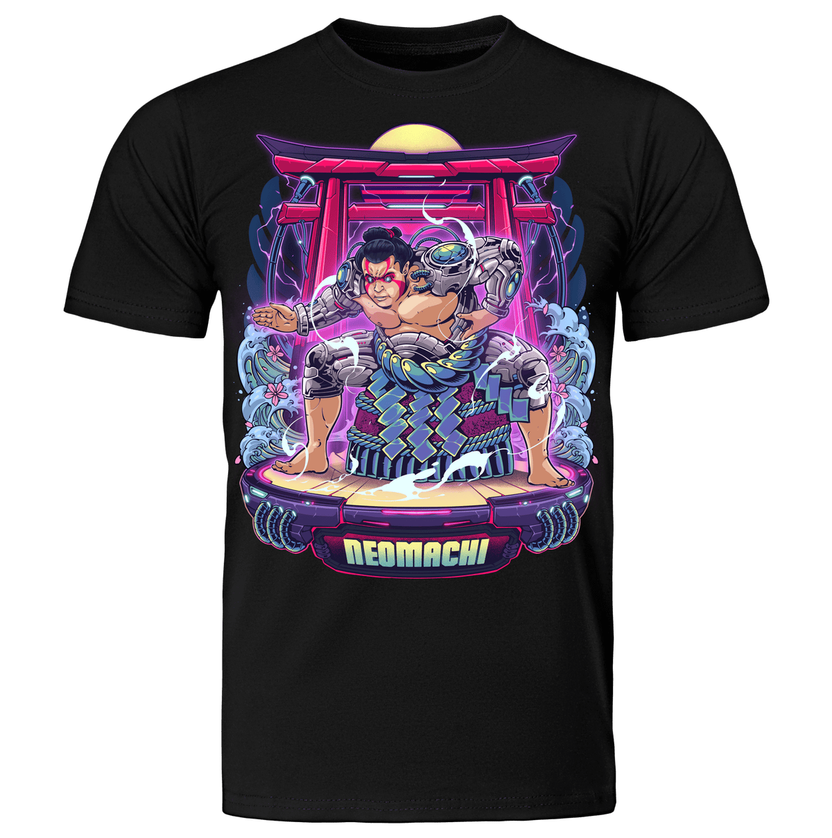 SUMO: T - SHIRT - NEOMACHI - Cyberpunk - Techwear - Gaming