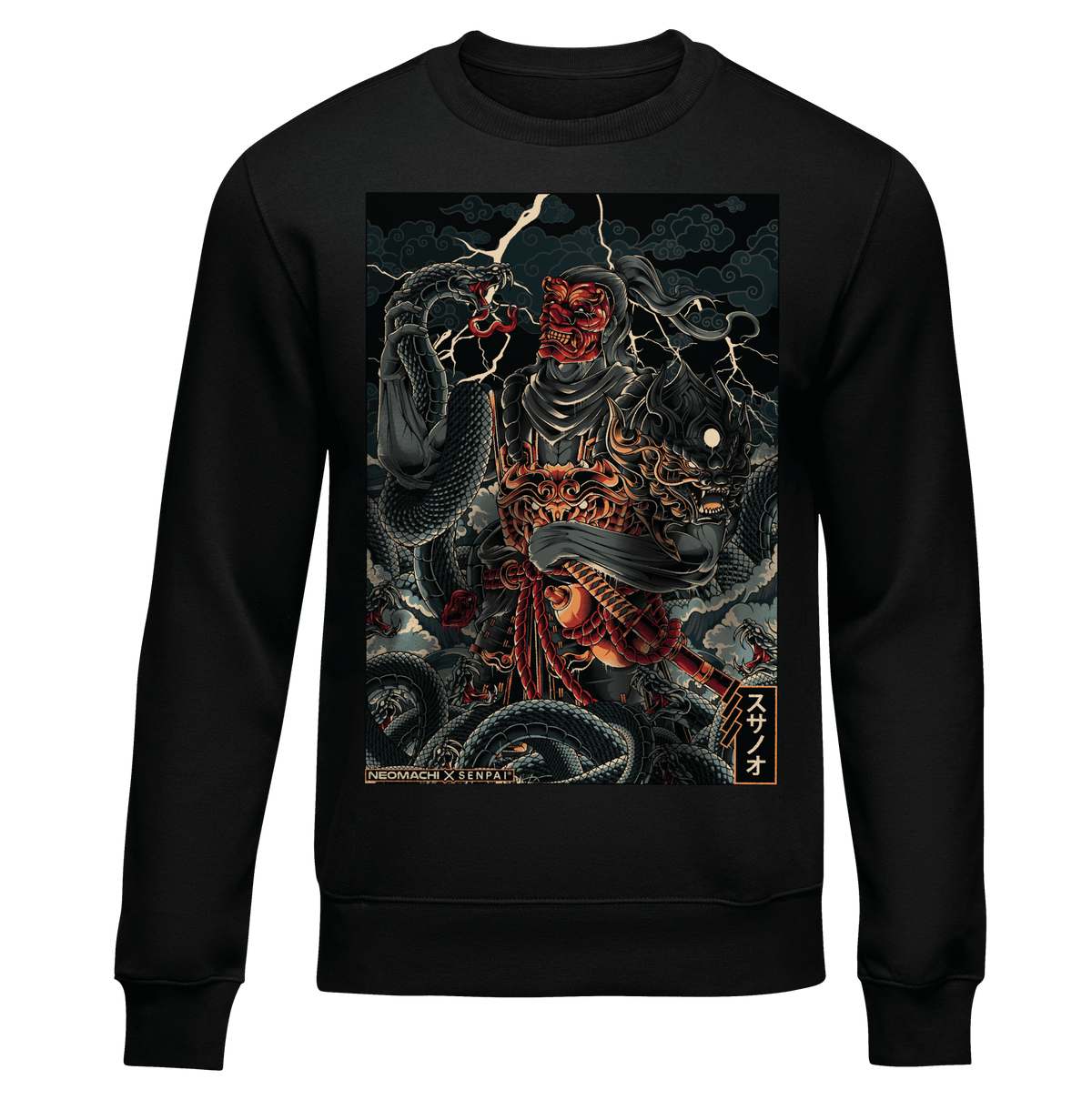 SUSANOO: SWEATER - NEOMACHI - Cyberpunk - Techwear - Gaming