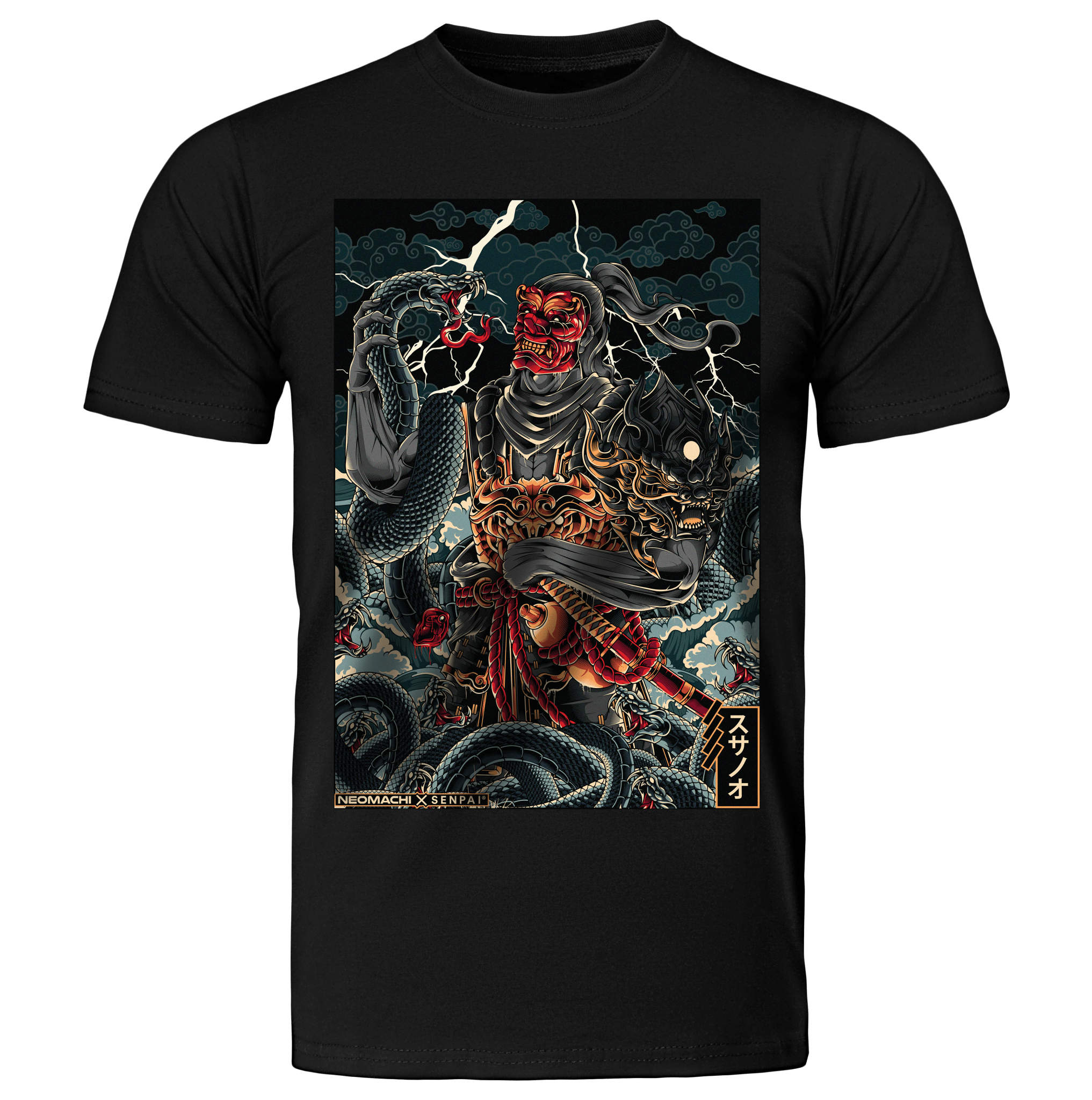 SUSANOO: T - SHIRT - NEOMACHI - Cyberpunk - Techwear - Gaming