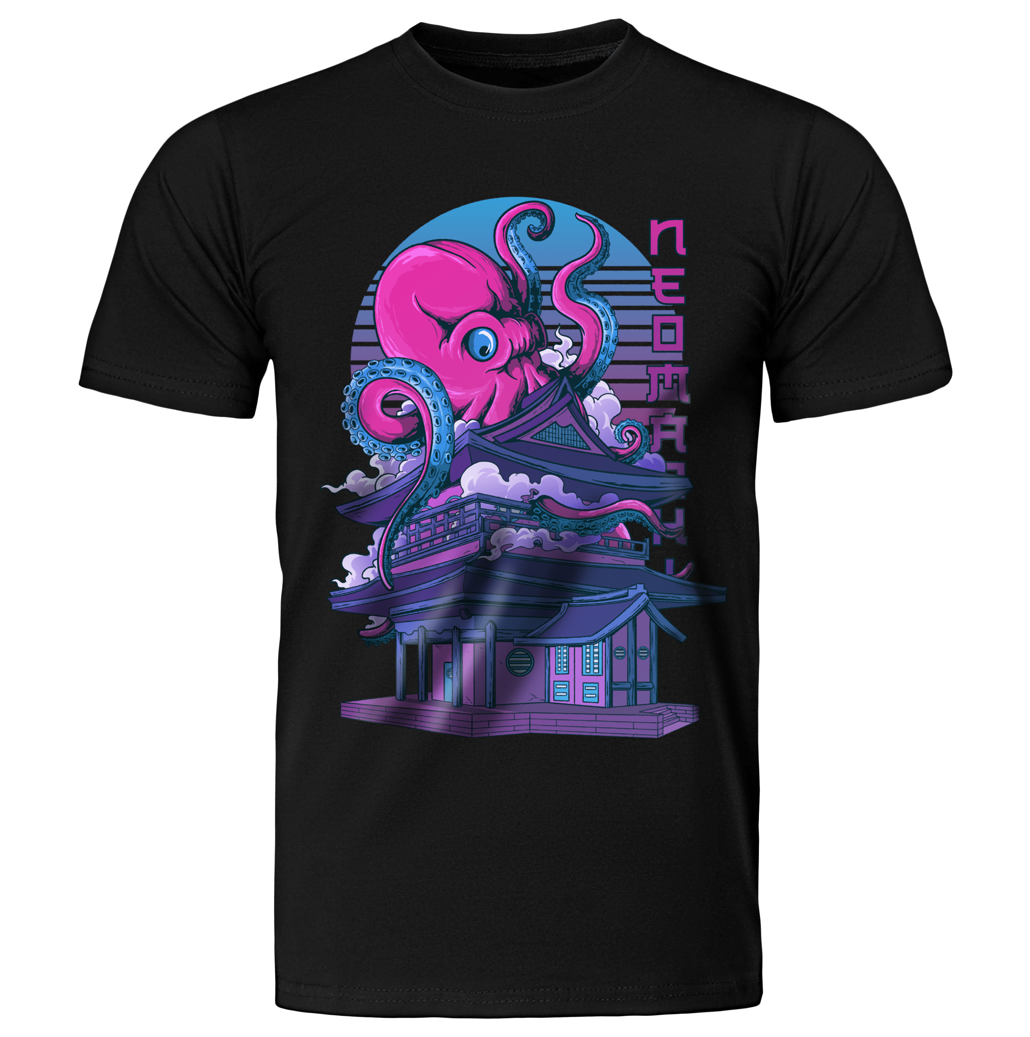 TAKOYAKI: T - SHIRT - NEOMACHI - Cyberpunk - Techwear - Gaming