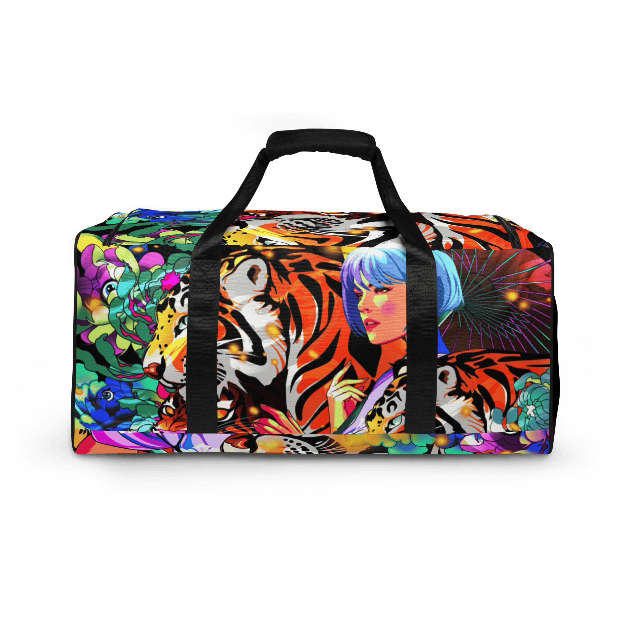 TIGERU: DUFFLE BAG - NEOMACHI - Cyberpunk - Techwear - Gaming