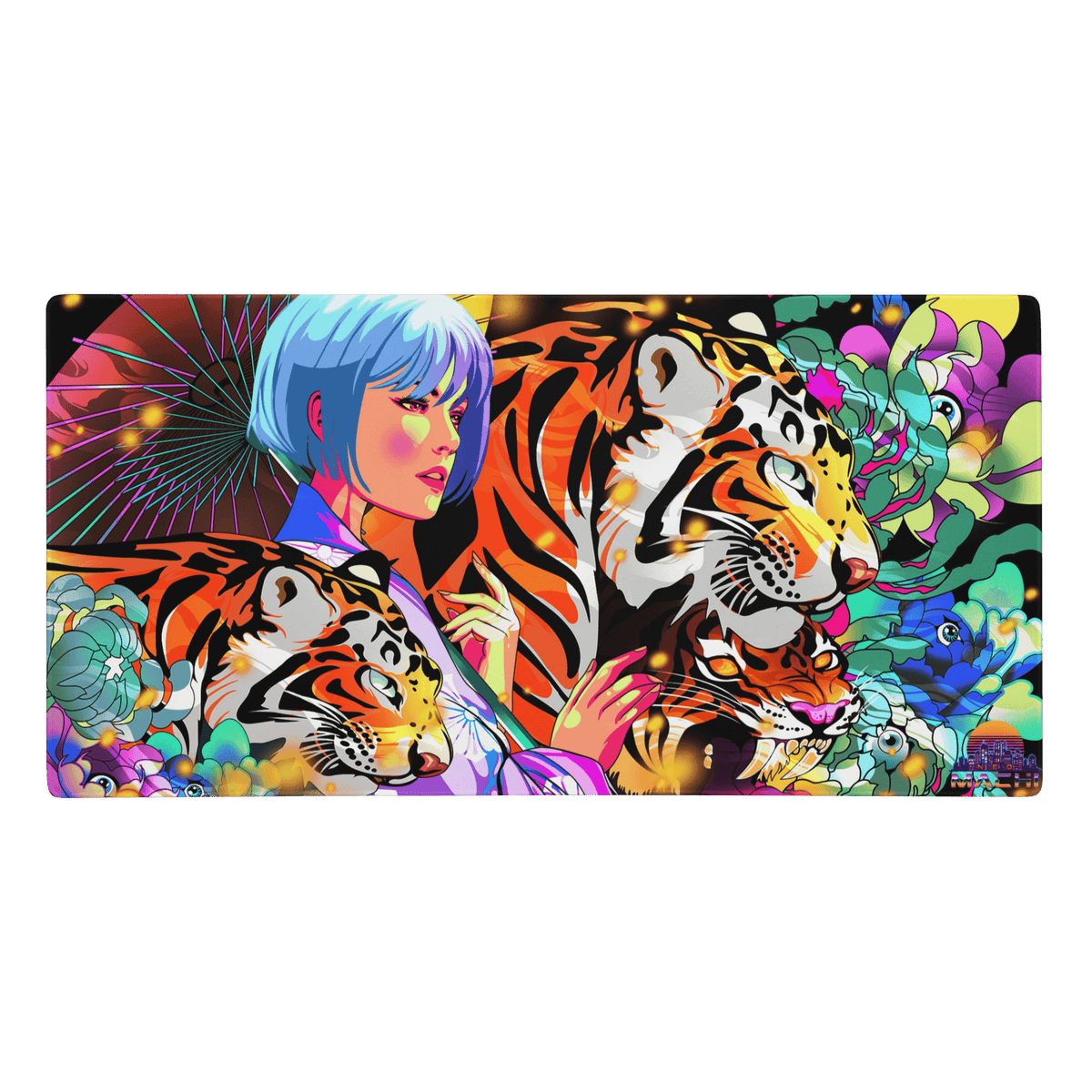 TIGERU: MOUSE PAD - NEOMACHI - Cyberpunk - Techwear - Gaming